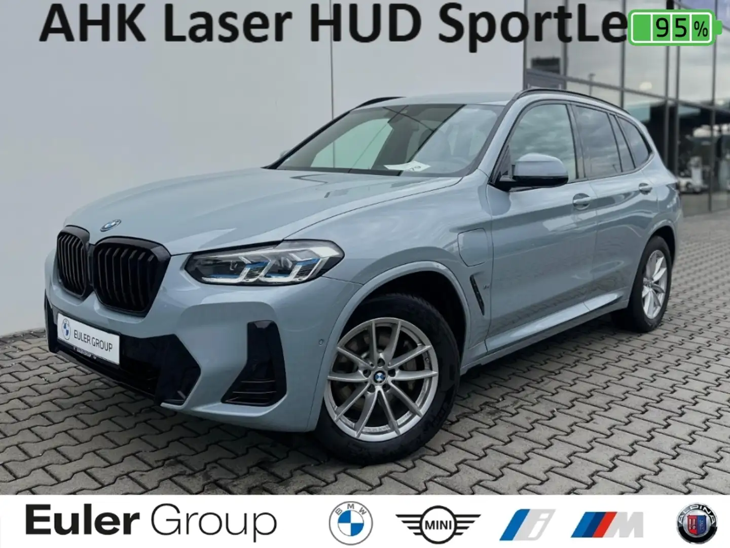 BMW X3 30e M-Sport 18'' AHK Laser HUD SportLenk. ParkAss Gris - 1