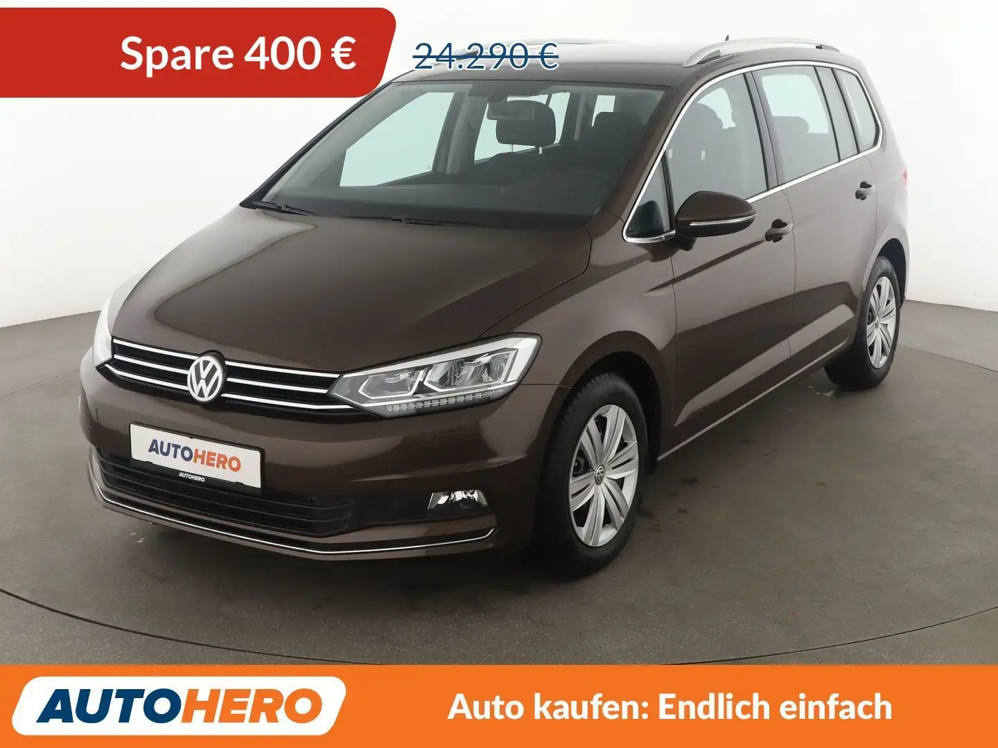 Volkswagen Touran 2.0 TDI Highline BlueMotion Tech Aut.*LIM*PDC* Braun - 1