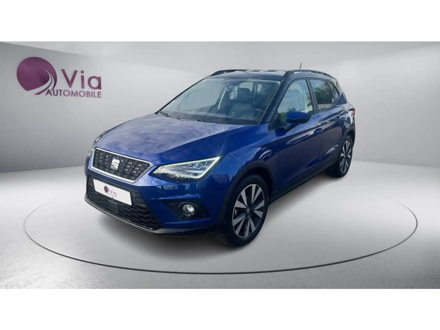 SEAT Arona 1.0 EcoTSI 95 Urban BVM - CAMERA DE RECUL / CARPLAY Bleu - 1