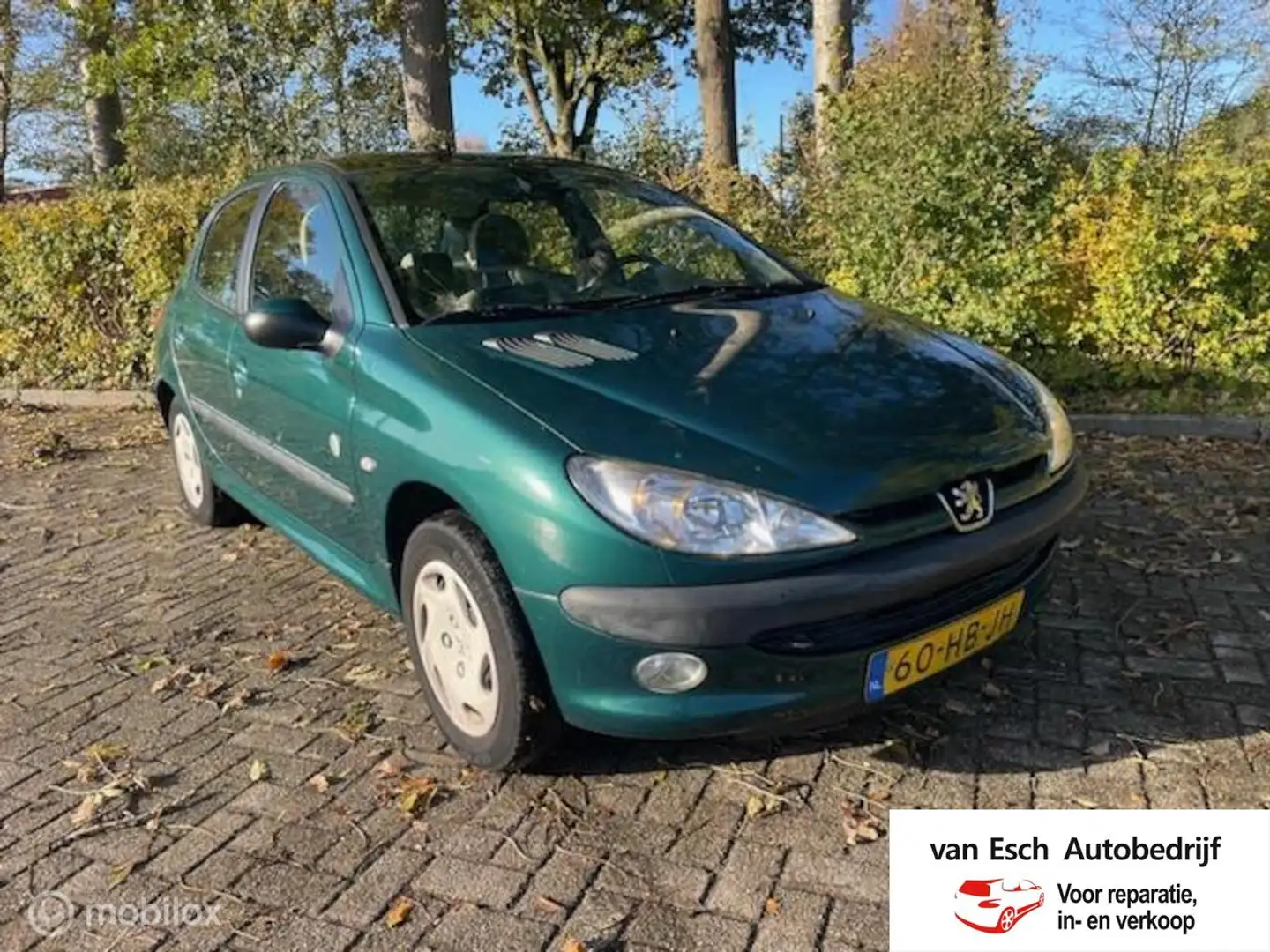 Peugeot 206 1.6-16V Roland Garros I panorama I airco I climate Zelená - 2