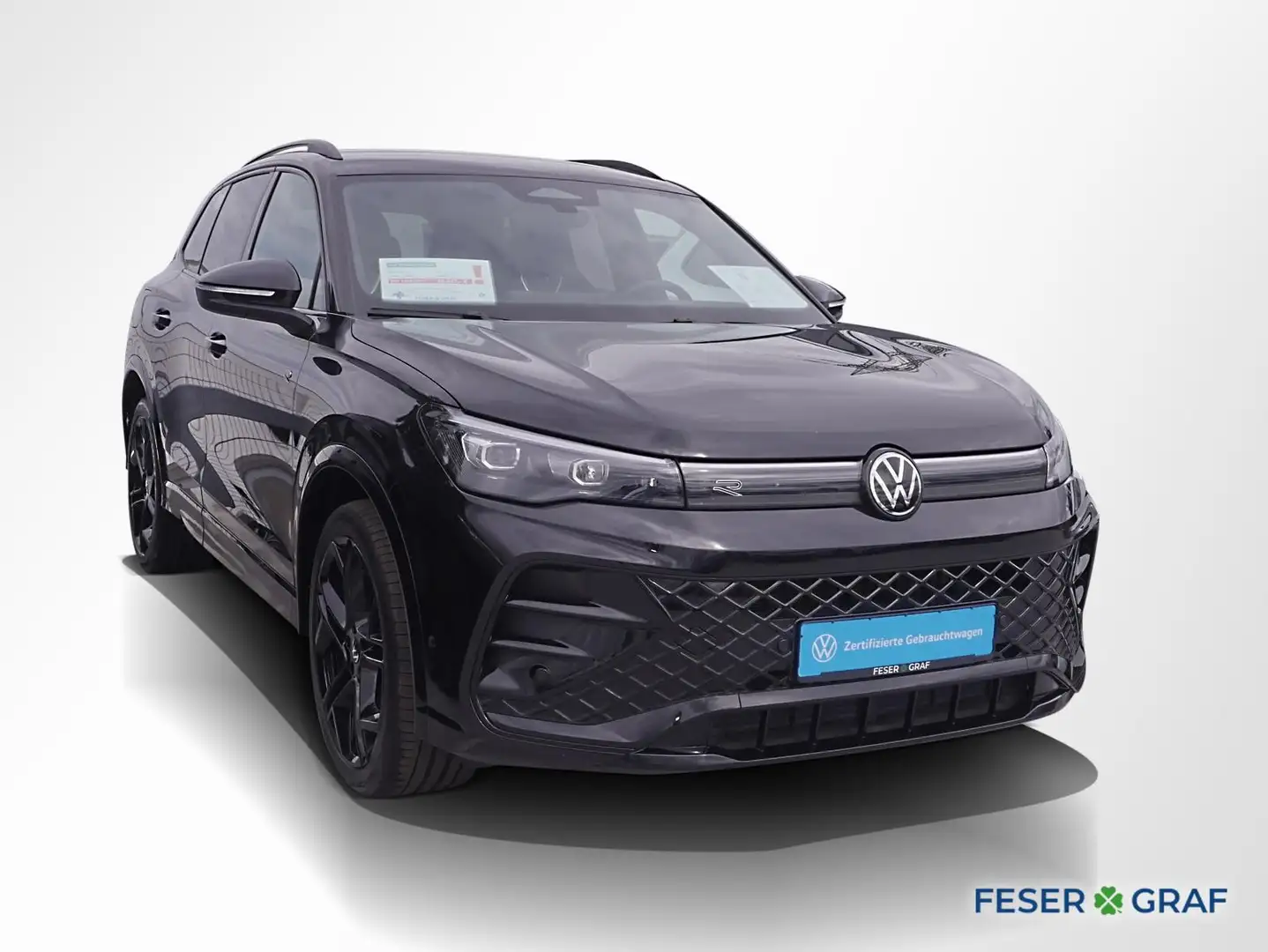 Volkswagen Tiguan 2.0 TDI 4M R-Line Black ACC H+K Navi RüKa Zwart - 2