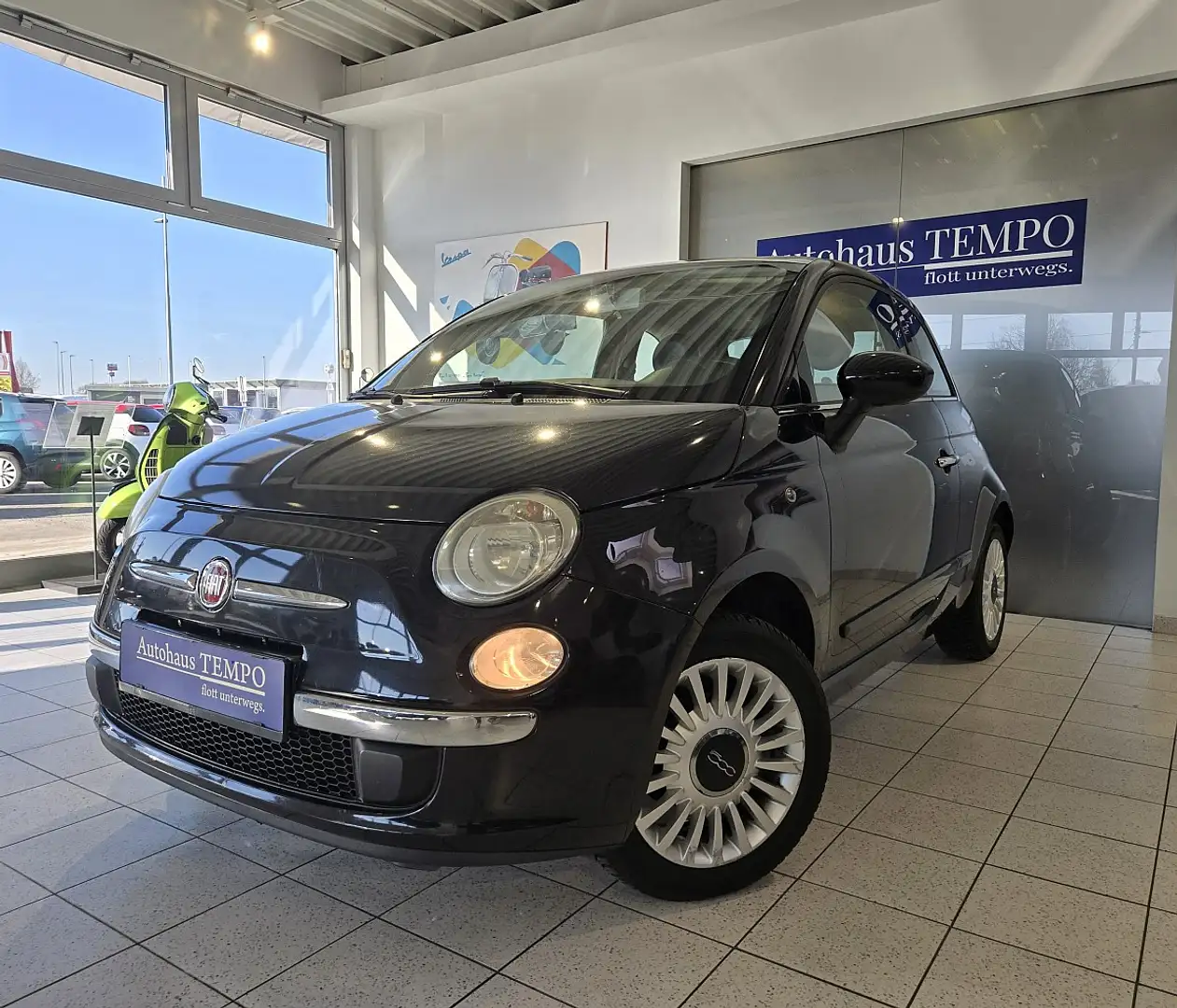 Fiat 500 1,2 --PANORAMA-- Schwarz - 1