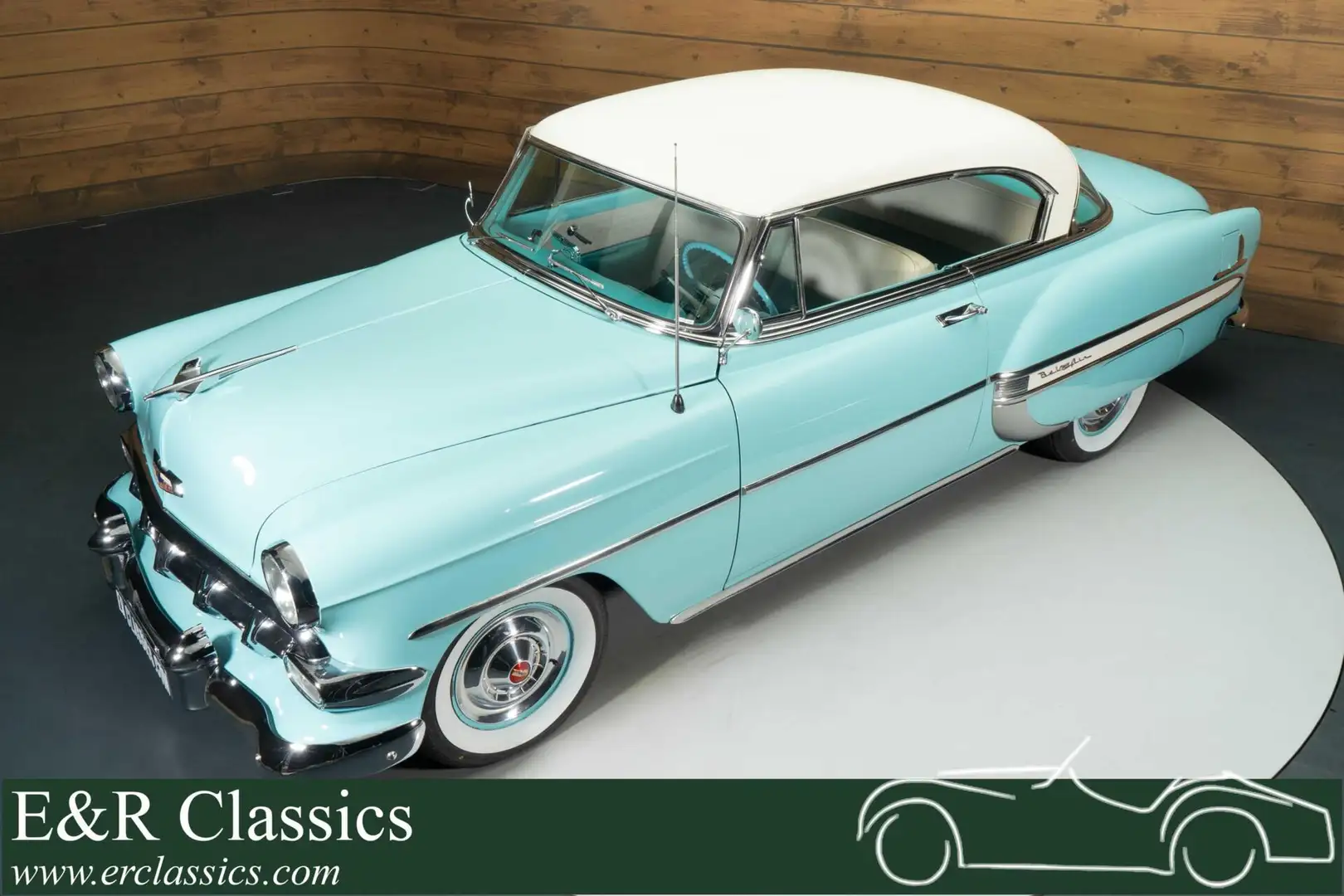 Chevrolet Bel Air Sport Coupe | 1954 Blau - 1