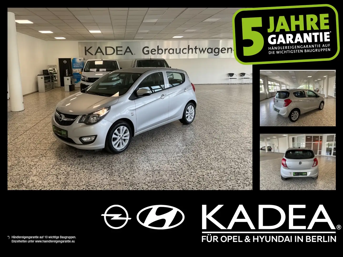 Opel Karl 1.0 120 Jahre Edition Navi LM PDC hinten Argent - 1
