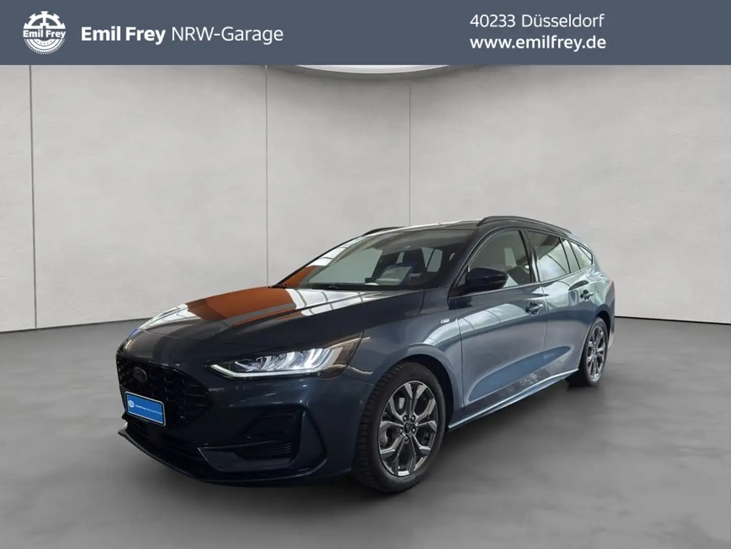 Ford Focus Turnier Hybrid ST-LINE X AHK+HUD+LEDER+NAVI Blu/Azzurro - 1