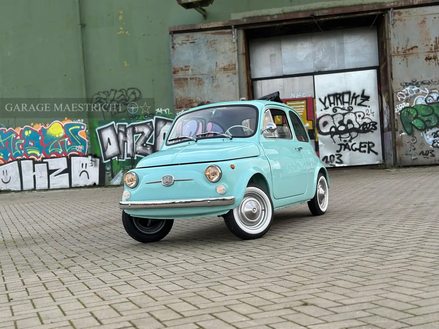 Fiat 500 F | Azzuro Acquamarina 0433 | Mint Blau - 1