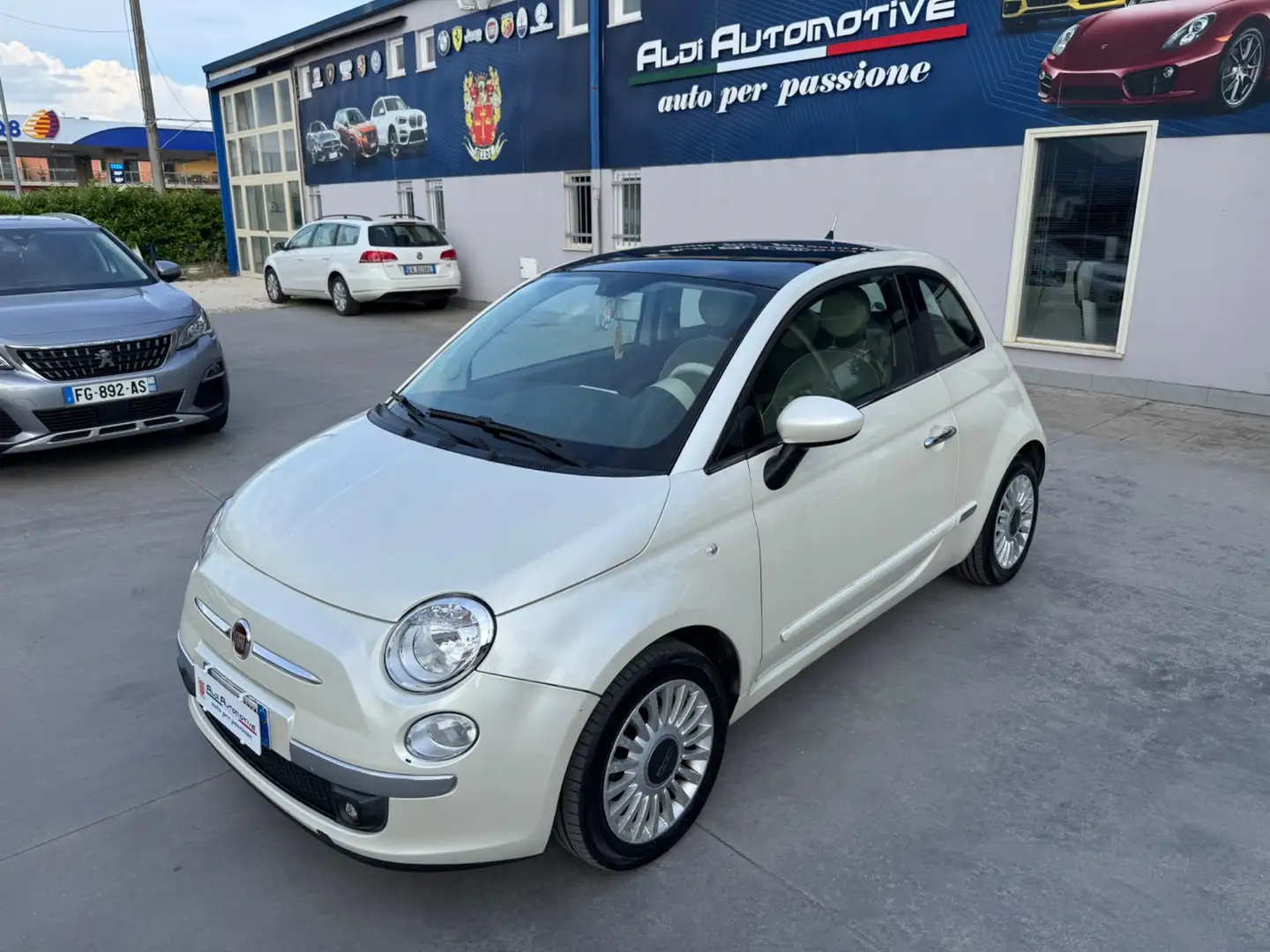 Fiat 500 1.3 Multijet 16V 75 CV Lounge Weiß - 2
