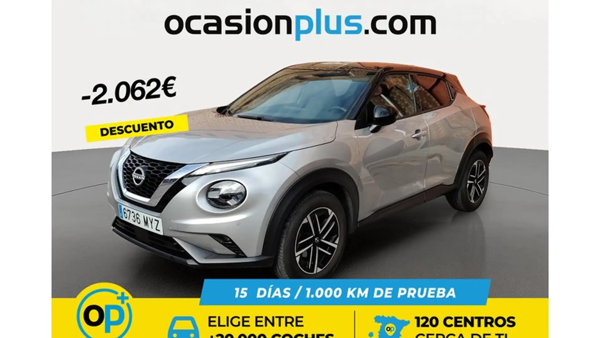 Nissan Juke 1.0 DIG-T N-Connecta 4x2 DCT 7 84kW Grau - 1
