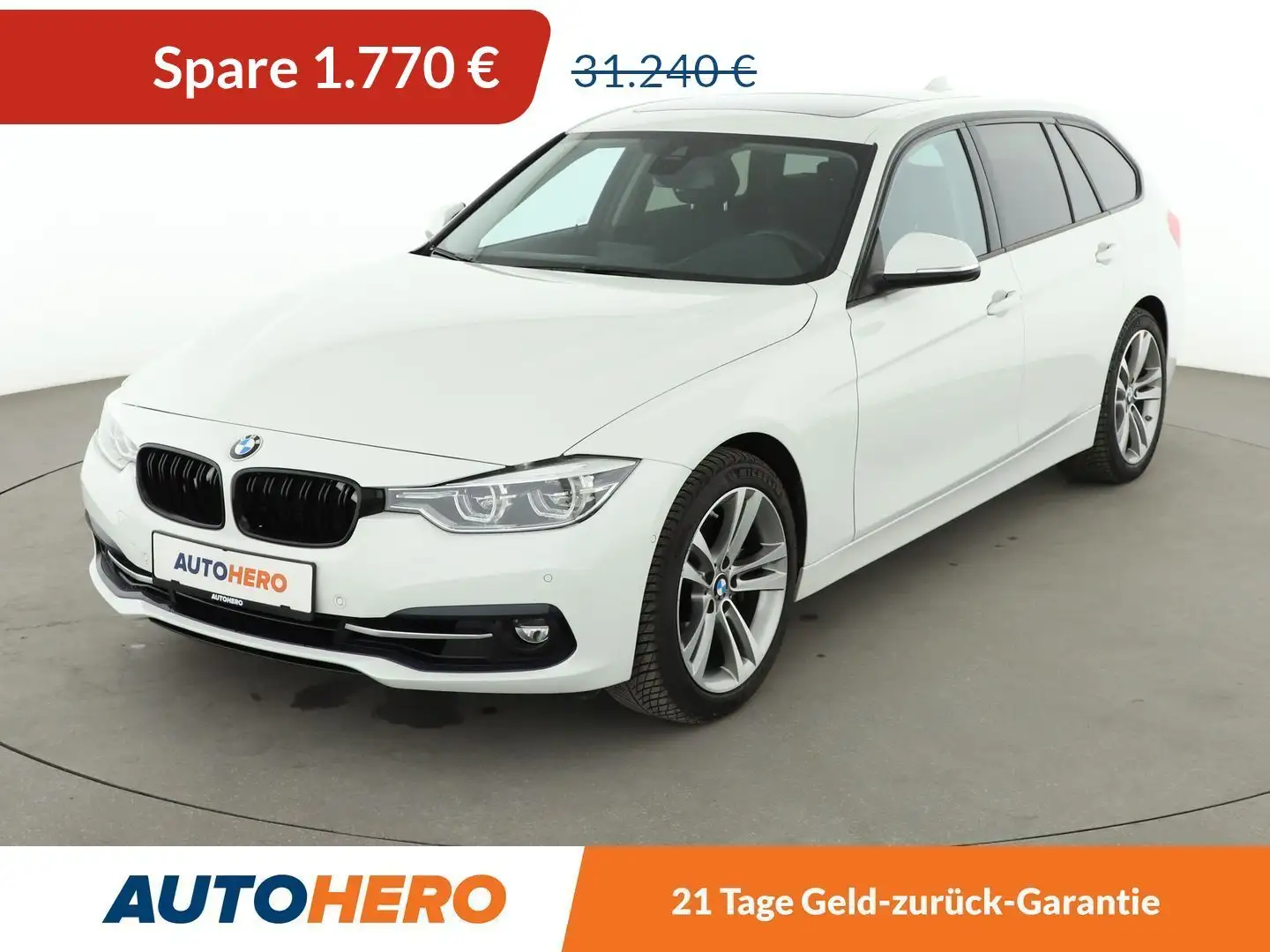 BMW 340 340i Sport Line Aut.*NAVI*LED*TEMPO*PANO*PDC* Weiß - 1