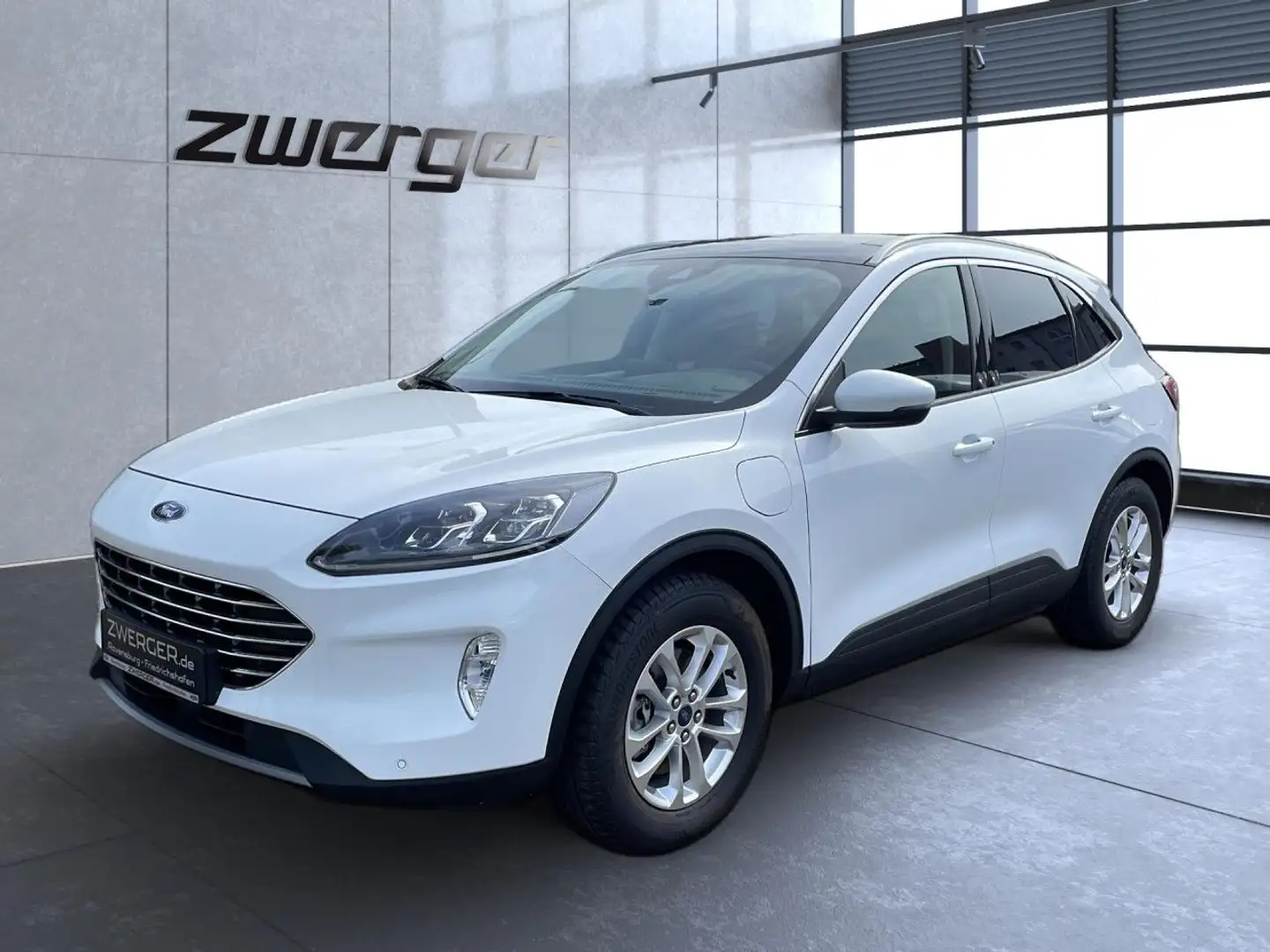 Ford Kuga Titanium X PHEV LED Navi Tempomat Cam PDC B&O Blanc - 2