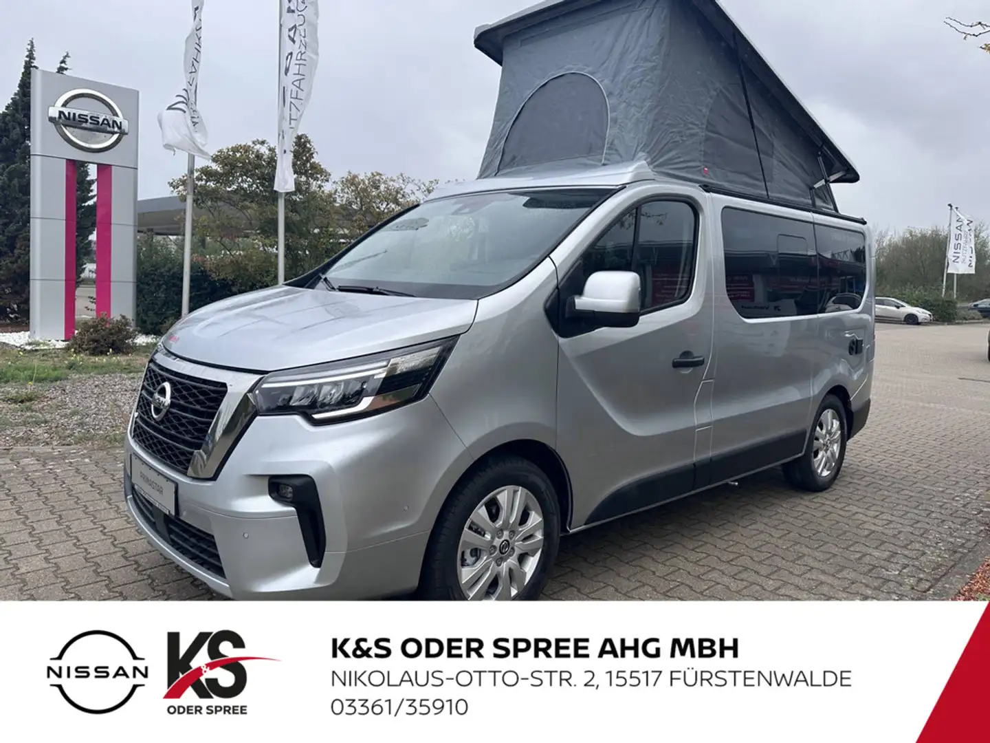 Nissan Primastar CAMPER VAN L1H1 3,0t dci170 DCT 1ST SEASIDE Gris - 1
