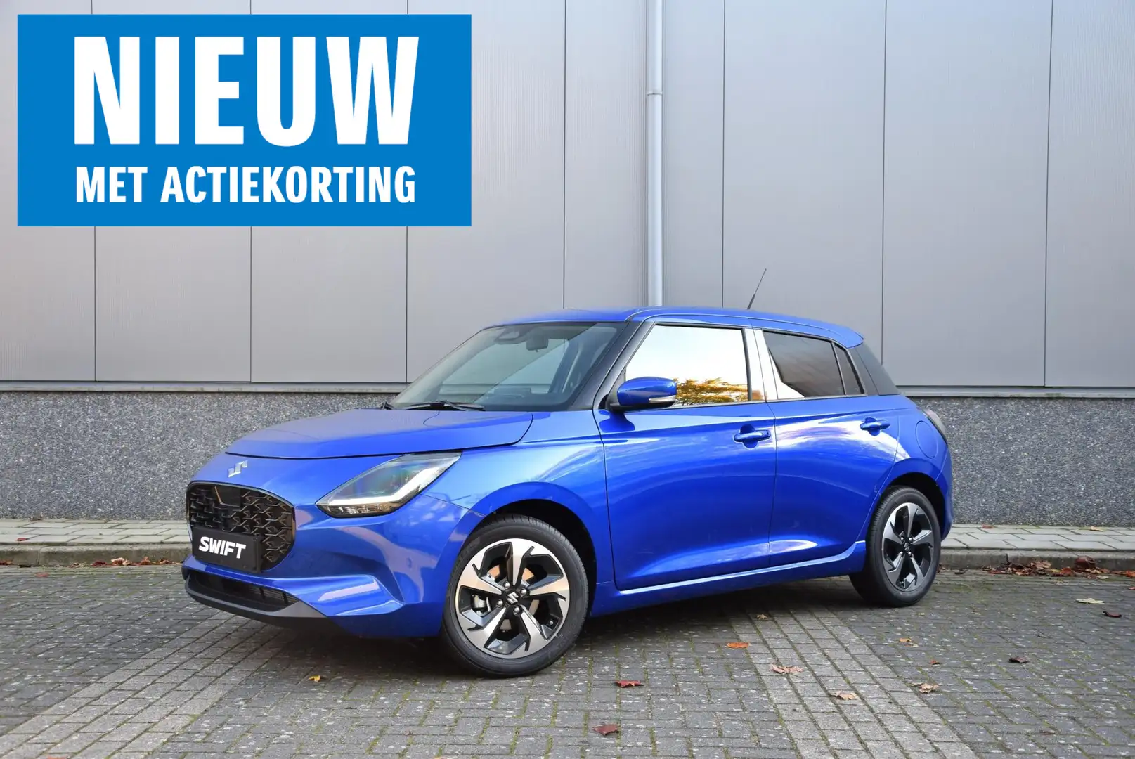 Suzuki Swift 1.2 Style Smart Hybrid | Actiekorting €2.300,- t/m Blauw - 1