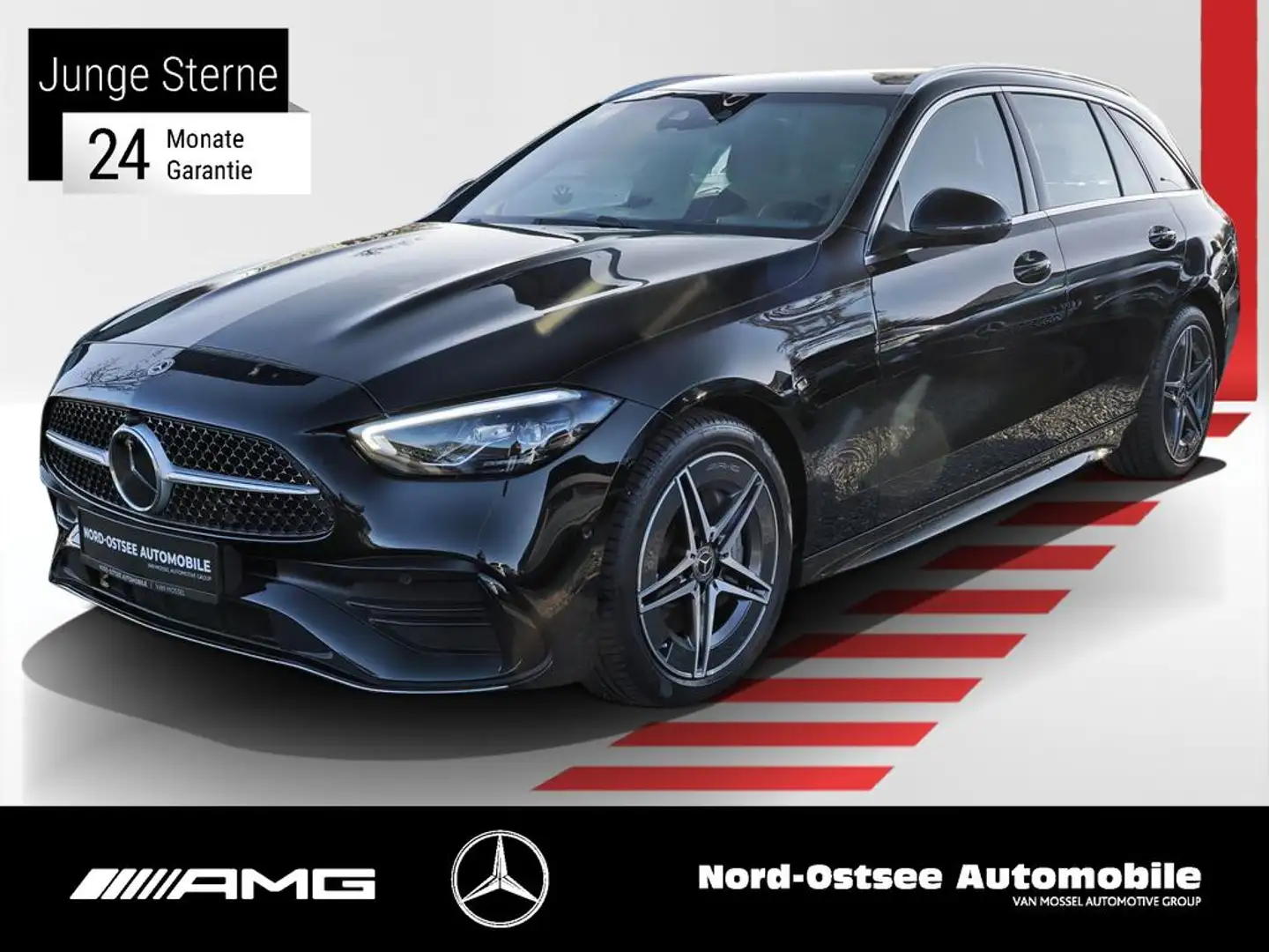 Mercedes-Benz C 300 d T AMG LED DISTRO KAMERA AMBIENTE EDW Schwarz - 1