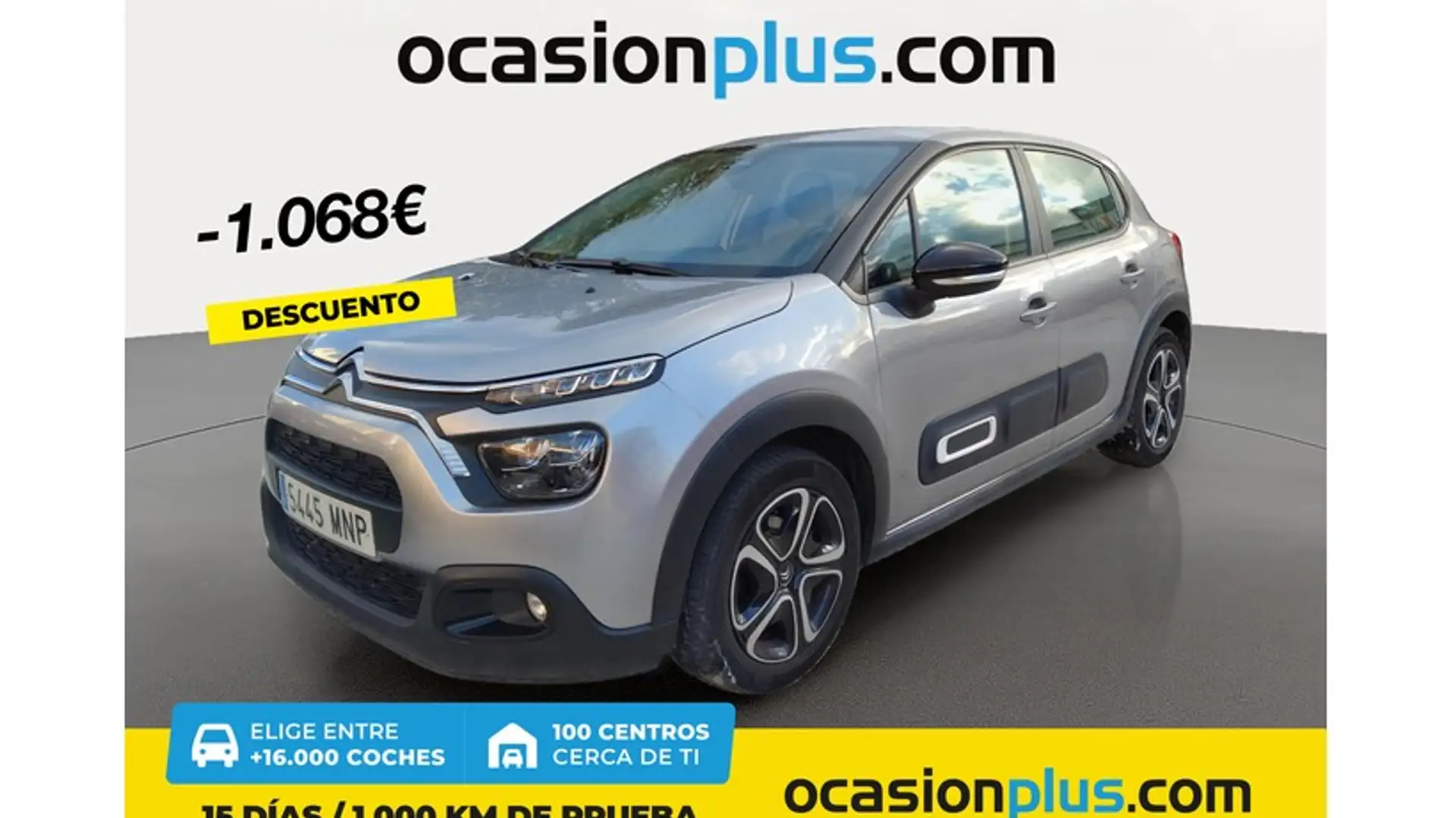Citroen C3 1.2 PureTech S&S Plus 83 Gris - 1