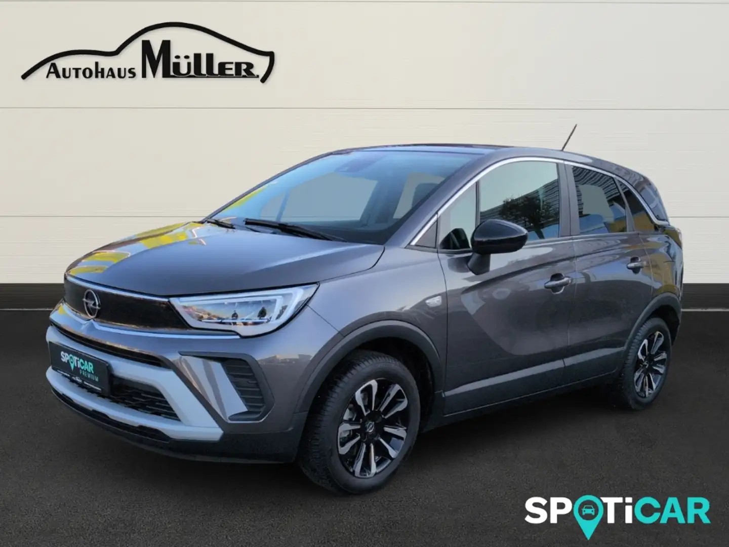 Opel Crossland Elegance 1.2 Turbo Anhängerkupplung SHZ LED Apple Grau - 1