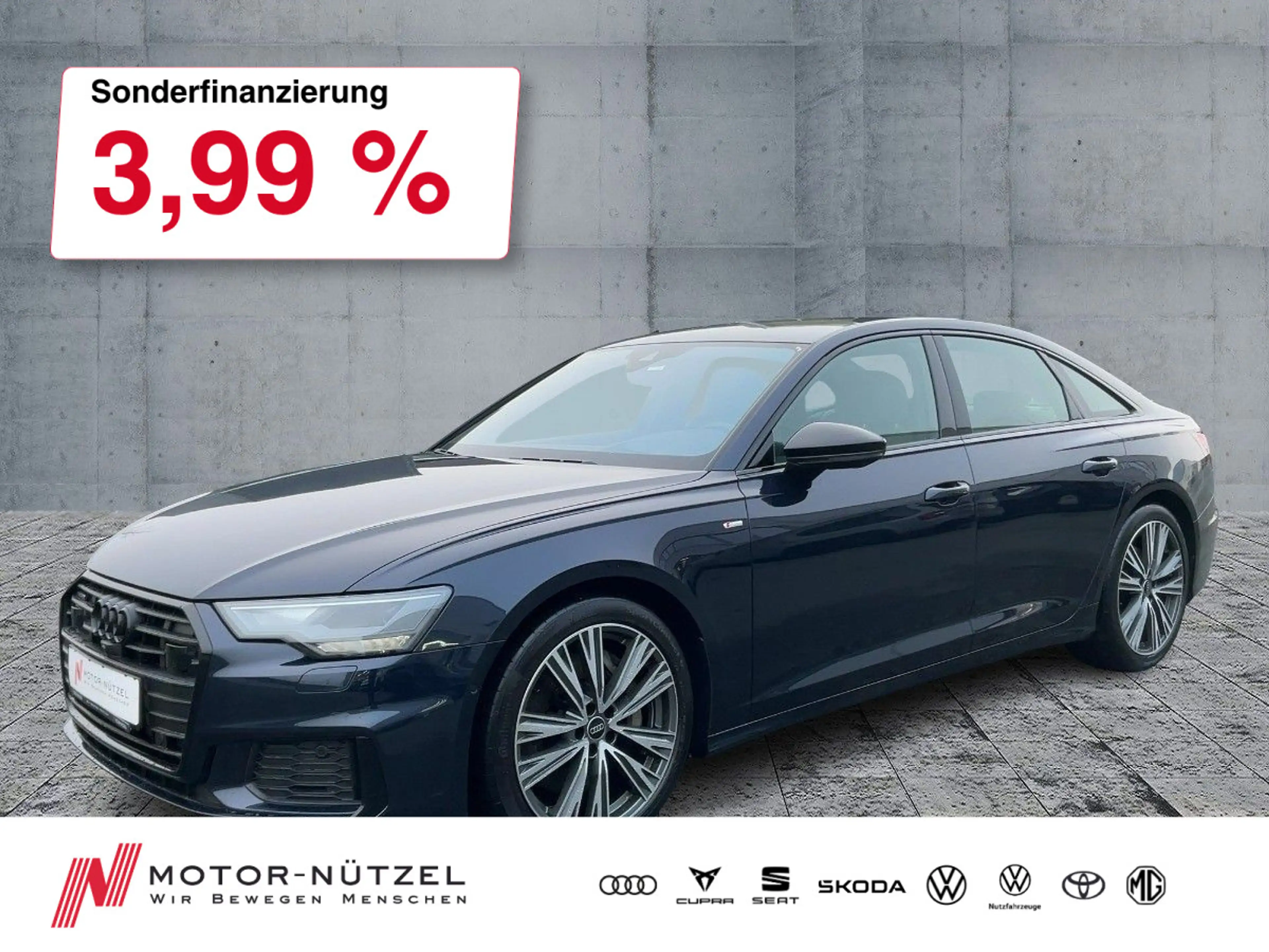 Audi A6 55 TFSI QU S-LINE LED+NAVI+HuD+360°
