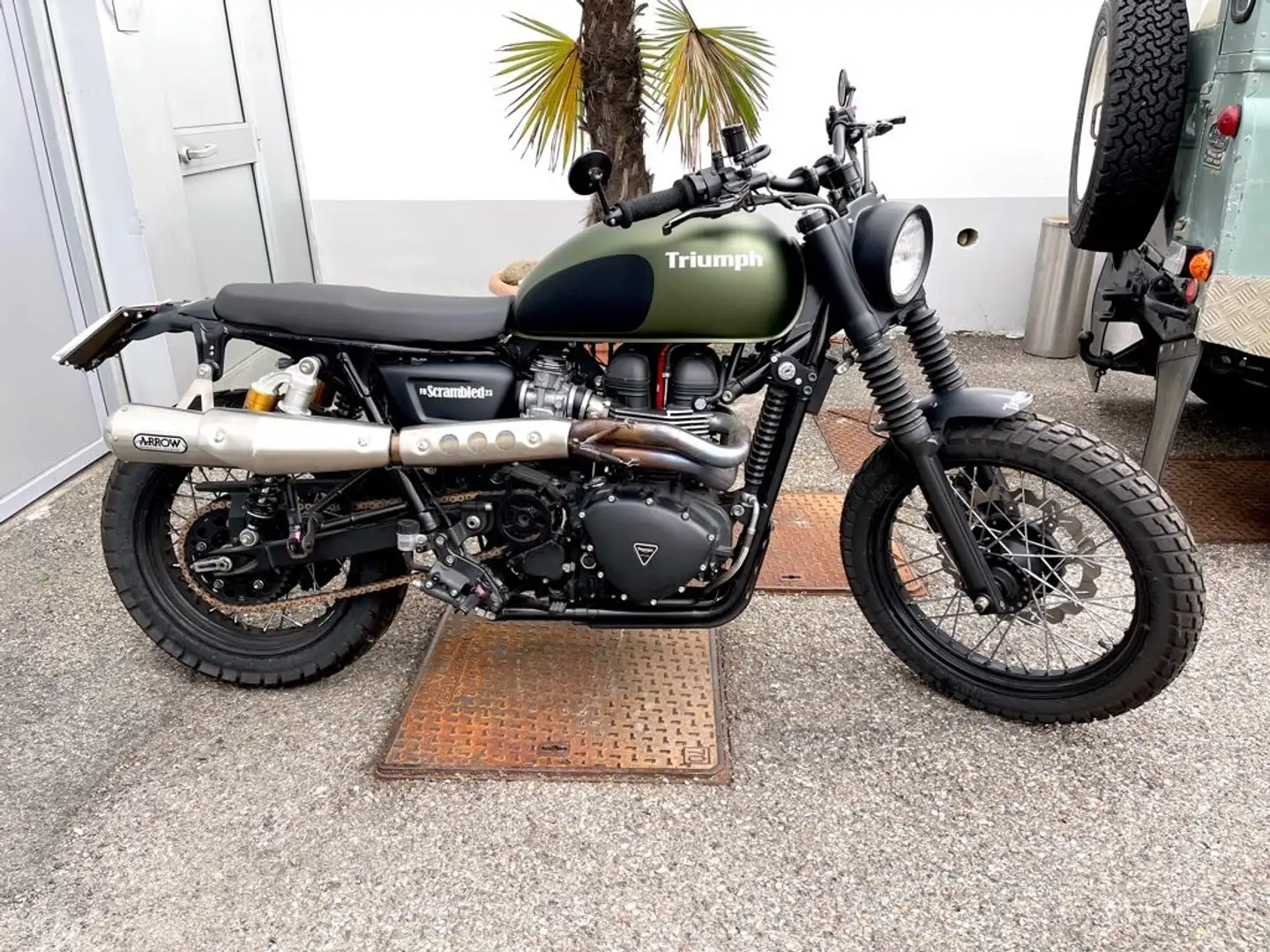 Triumph Scrambler Rumbler *8.591 Km*Special Edition* Zelená - 2
