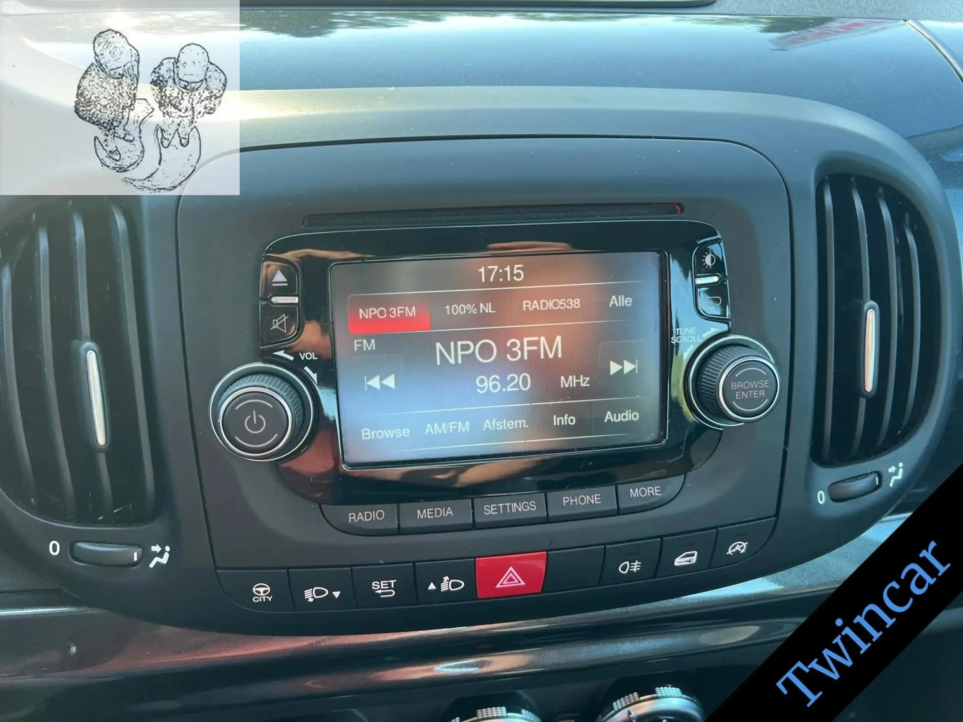 Fiat 500L 0.9 TwinAir Easy AIRCO CRUISE LMV BL.TOOTH NAP — photo 12