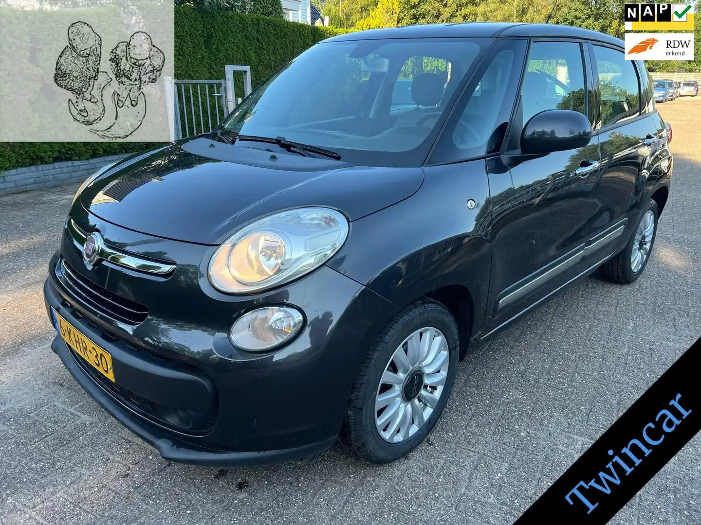 Fiat 500L 0.9 TwinAir Easy AIRCO CRUISE LMV BL.TOOTH NAP Gris - 1