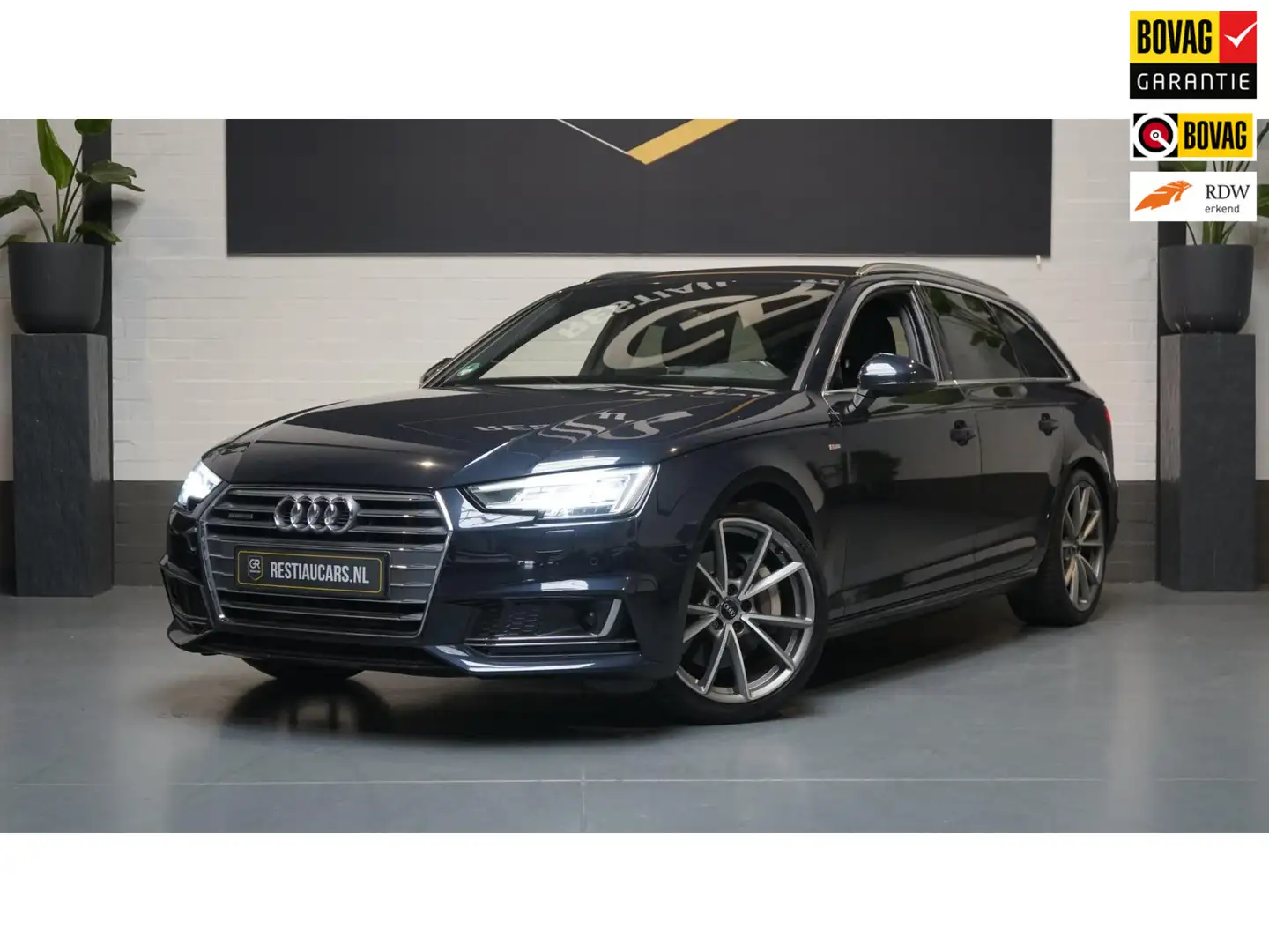 Audi A4 Avant 2.0 TFSI Quattro 3x S-Line AUTOMAAT-ACC-ALCA Blauw - 1
