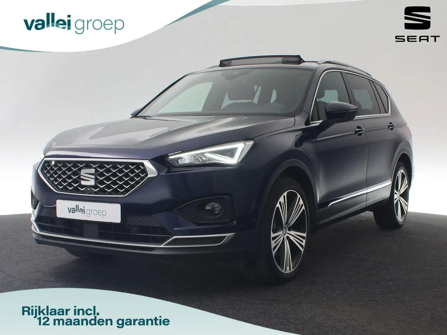 SEAT Tarraco 1.4 TSI 245 pk DSG PHEV Xcellence | Panoramadak | Blauw - 1