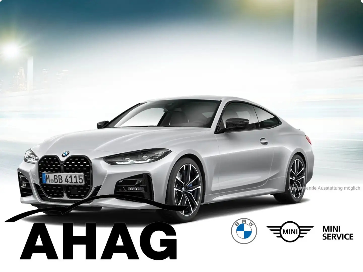 BMW 430 i Coupe M Sport Sport Aut. Klimaaut. Grün - 2
