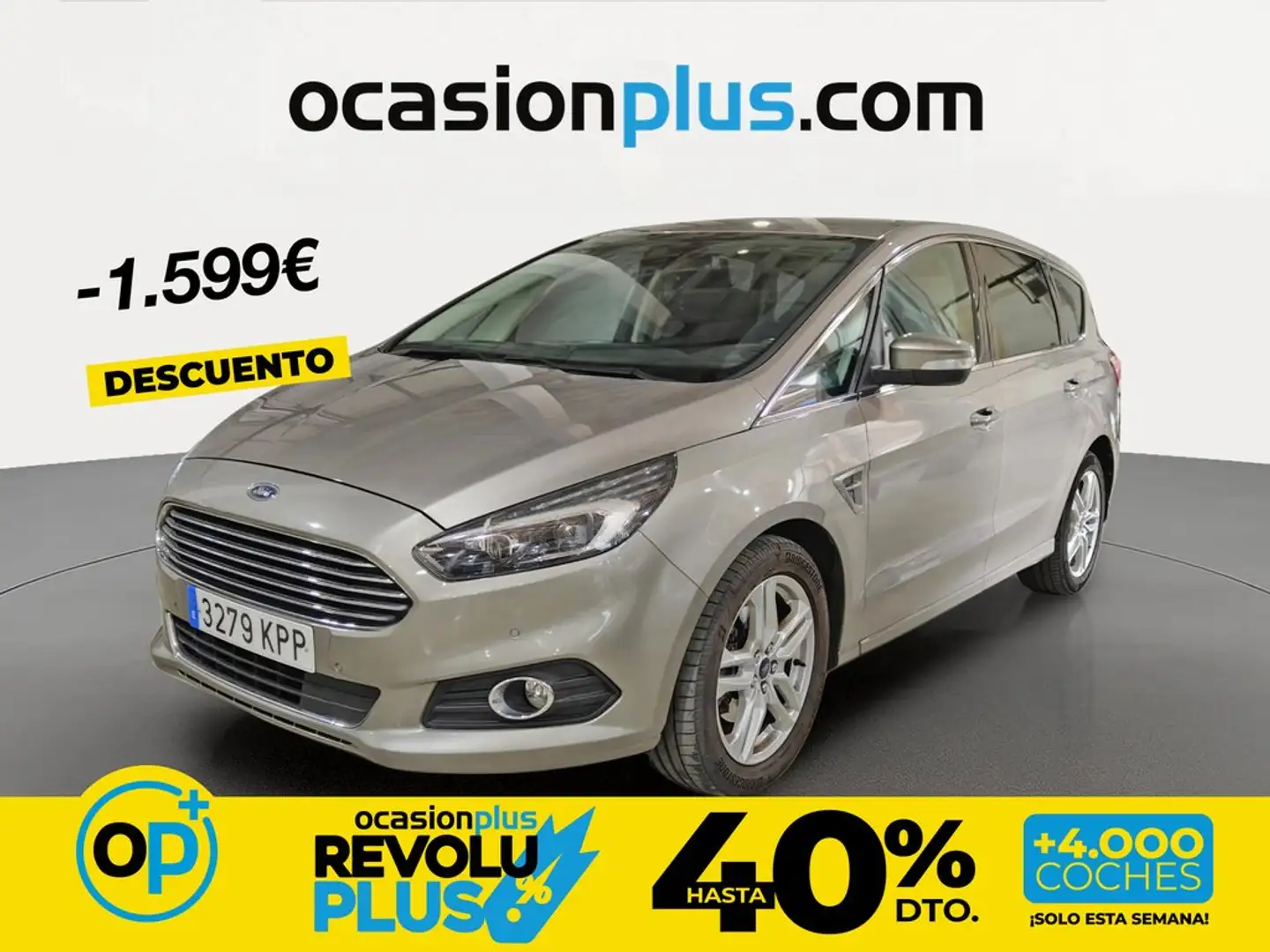 Ford S-Max 2.0TDCi Titanium 150 Gris - 1