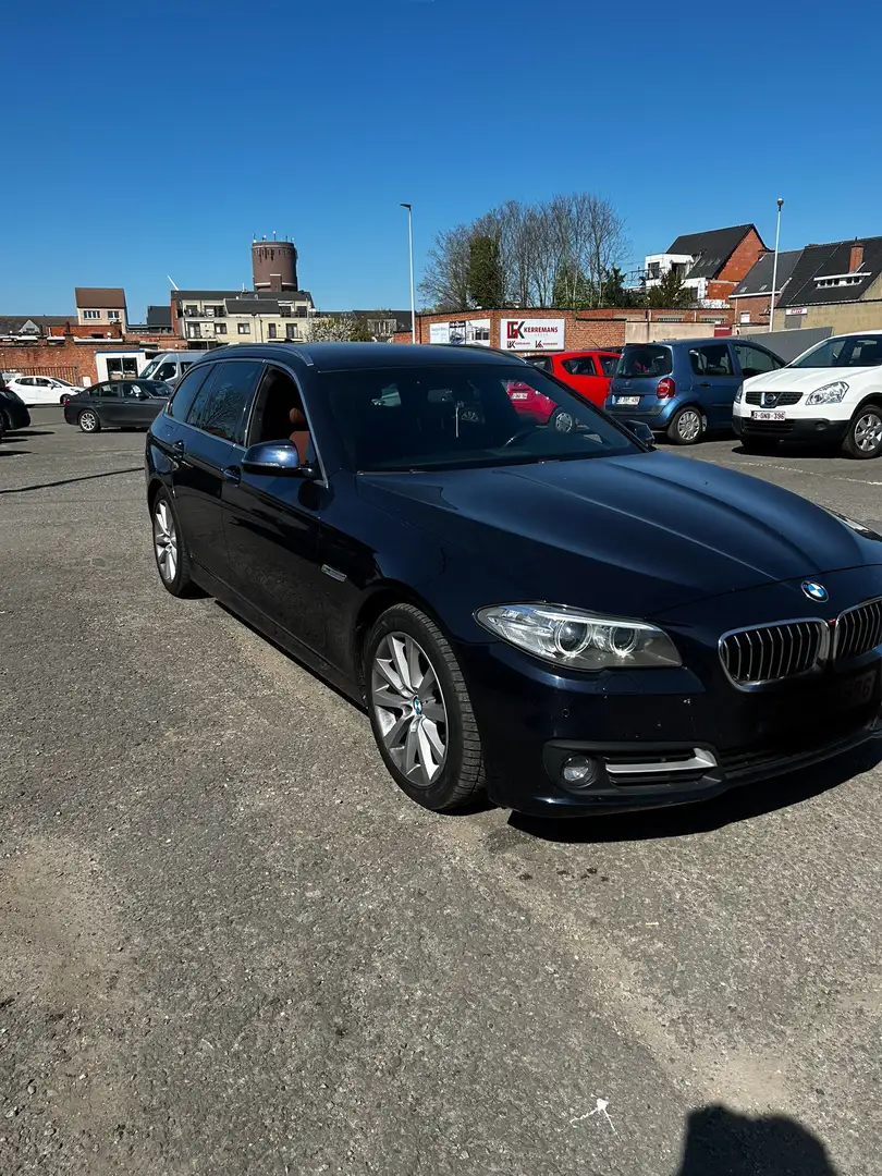 BMW 518 518d Touring Aut. Bleu - 2