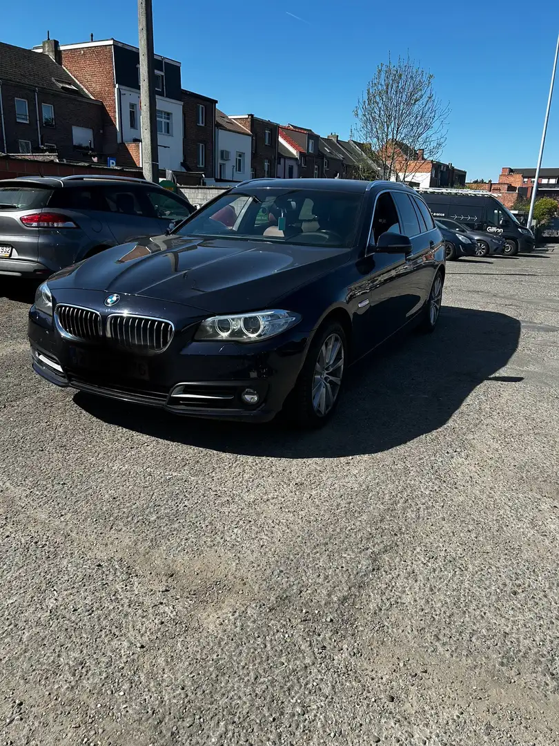 BMW 518 518d Touring Aut. Bleu - 1