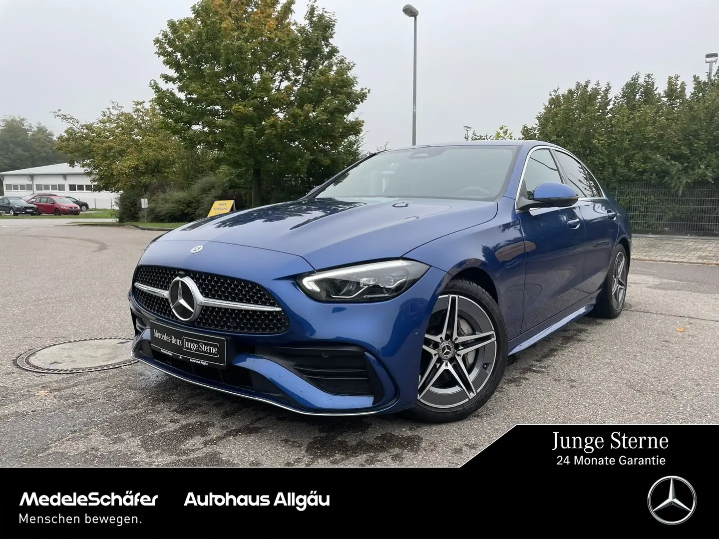 Mercedes-Benz C 300 C 300 d AMG Burmester3D Memory Vorr.-Distronic LED Blau - 1