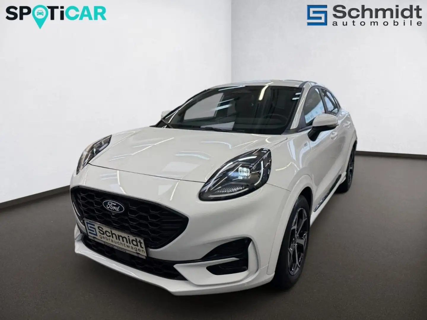 Ford Puma 1,0 EcoBoost Hybrid ST-Line Aut. Weiß - 1