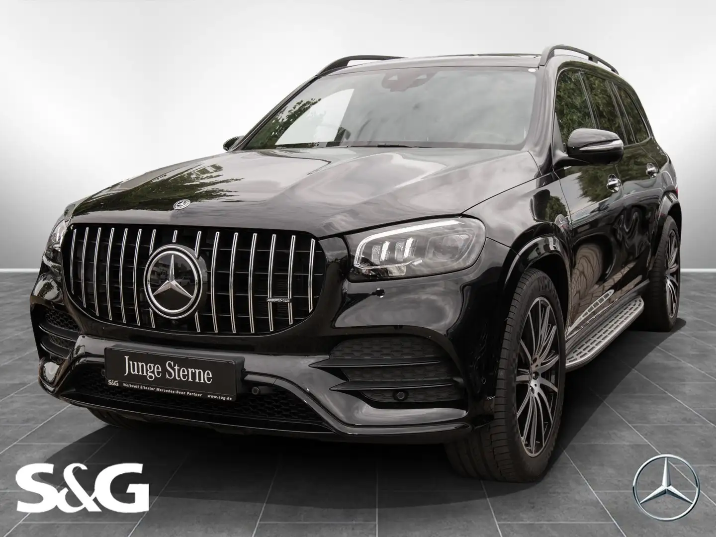 Mercedes-Benz GLS 400 d 4M AMG AHK+Pano+Distro+Standhzg+M-LED Schwarz - 1