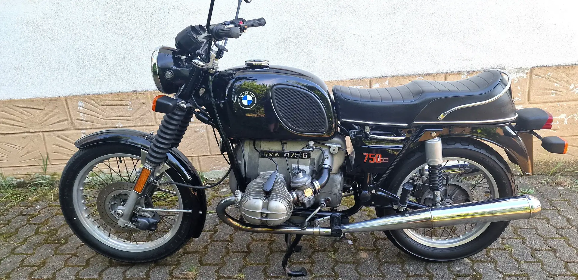BMW R 75/6 Tüv Neu - Top Zustand Zwart - 1