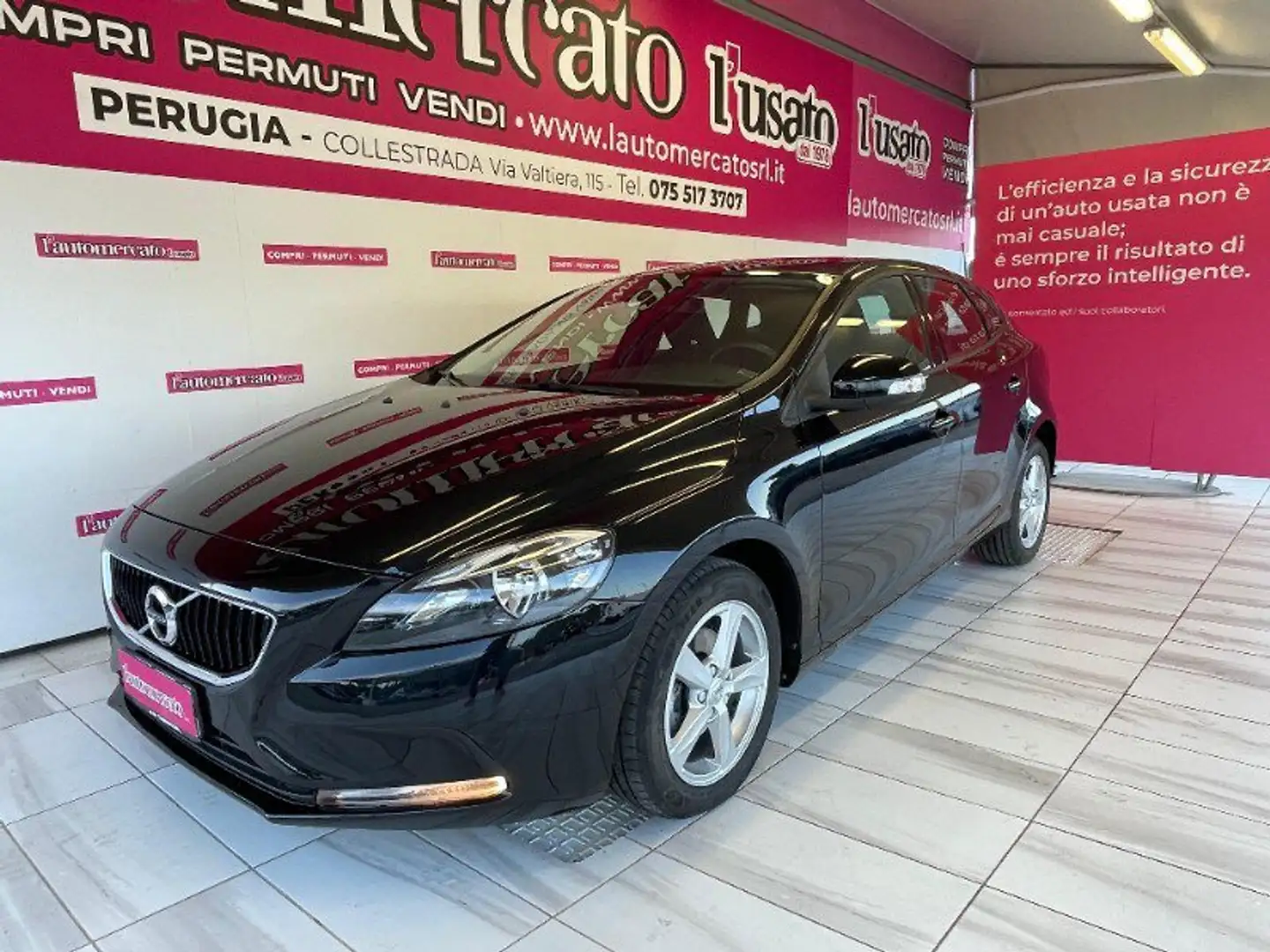 Volvo V40 V40 D2 Kinetic Nero - 1