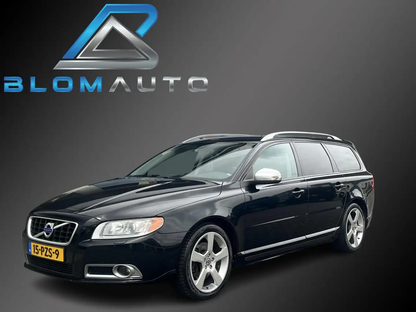 Volvo V70 2.0T 203PK R-Design NAVI+LEDER+XENON+TREKHAAK+PDC Negru - 1