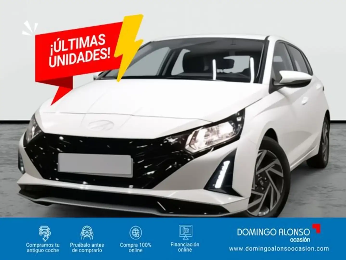 Hyundai i20 FL 1.0 T-GDi 73,5 kW (100 CV) Híbrido 48V DCT7 2W Blanco - 1