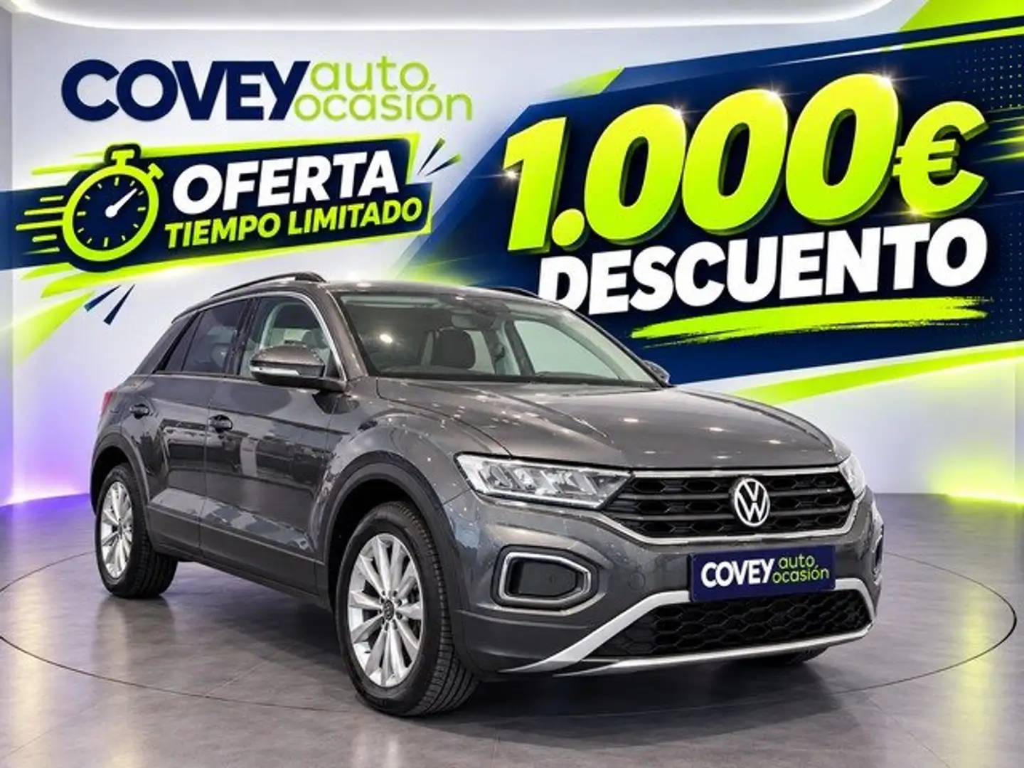 Volkswagen T-Roc 2.0TDI Life 85kW Gris - 1