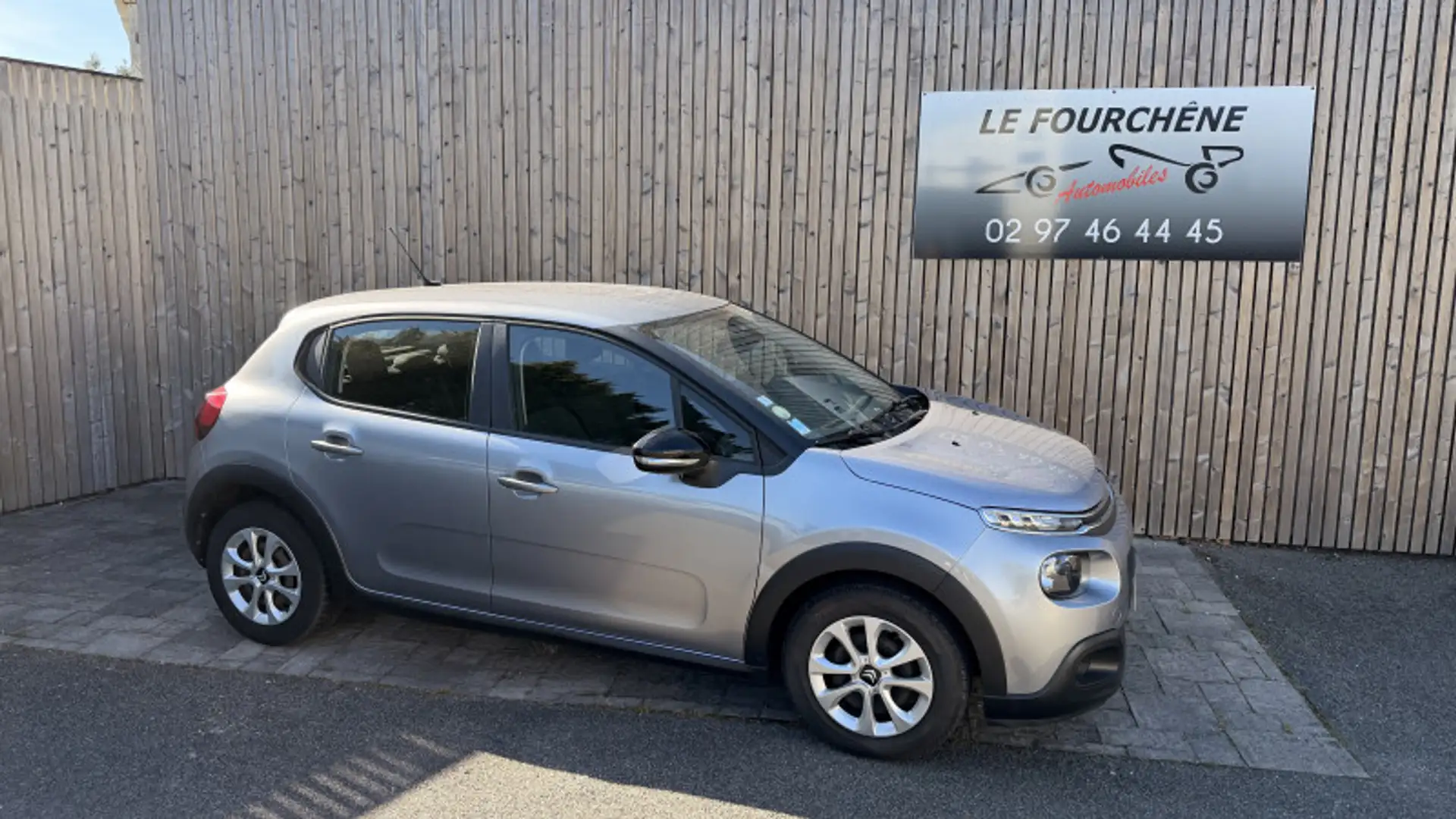 Citroen C3 BLUEHDI 100CH FEEL S\u0026S E6.D-TEMP BVM5 Gris - 2