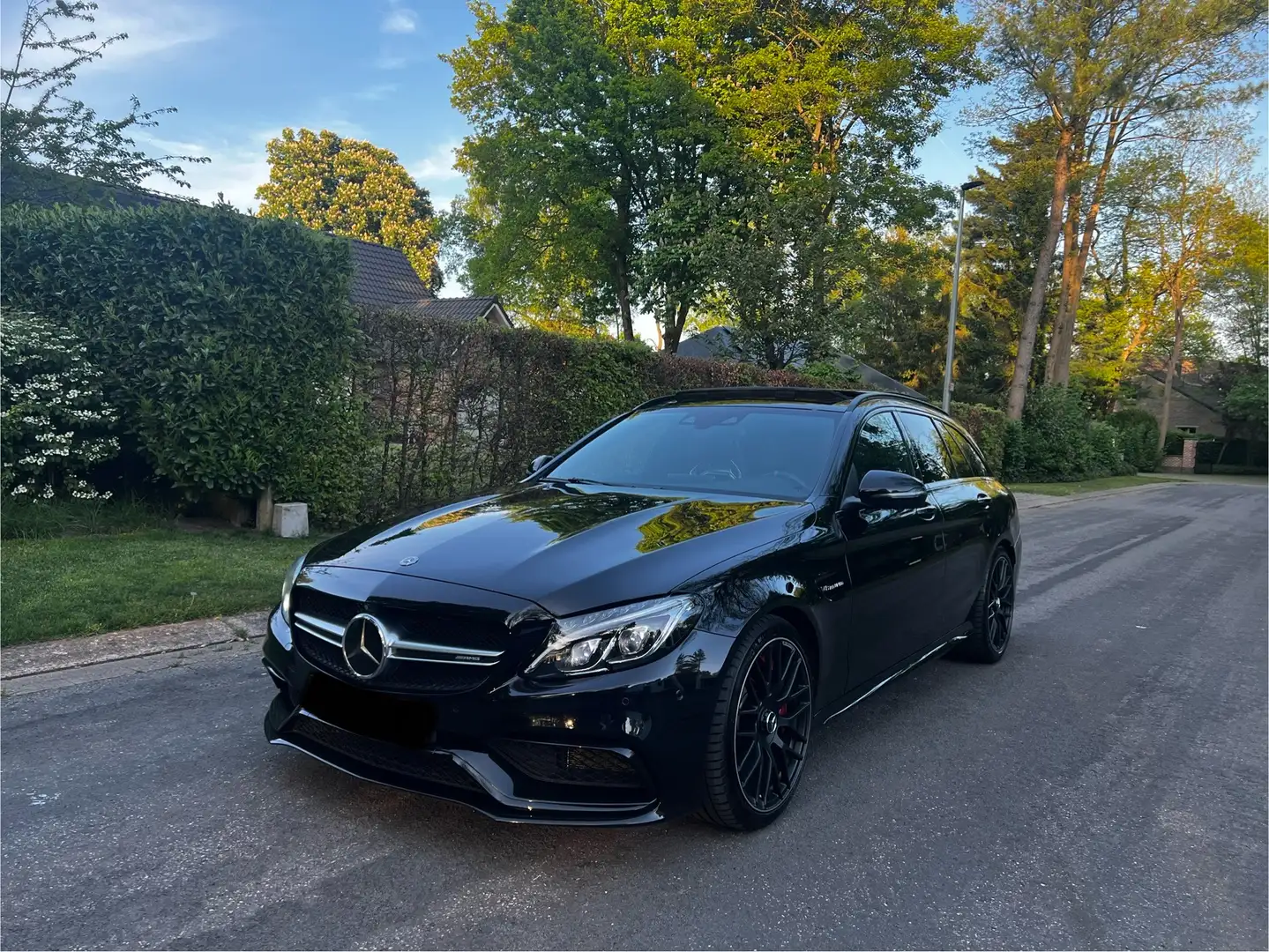 Mercedes-Benz C 63 AMG S T Speedshift 7G-MCT 510pk lichte vracht Zwart - 1