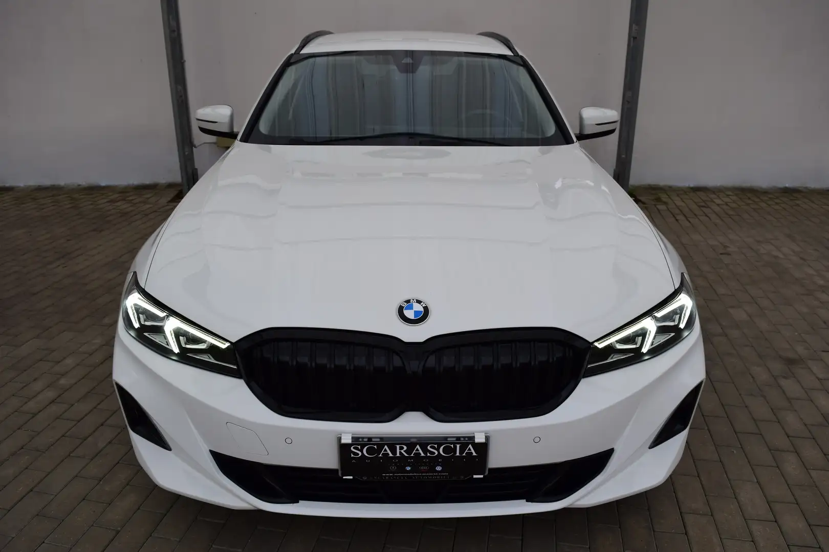 BMW 318 d Touring Mhev 48v Steptronic Business Advantage Blanc - 2
