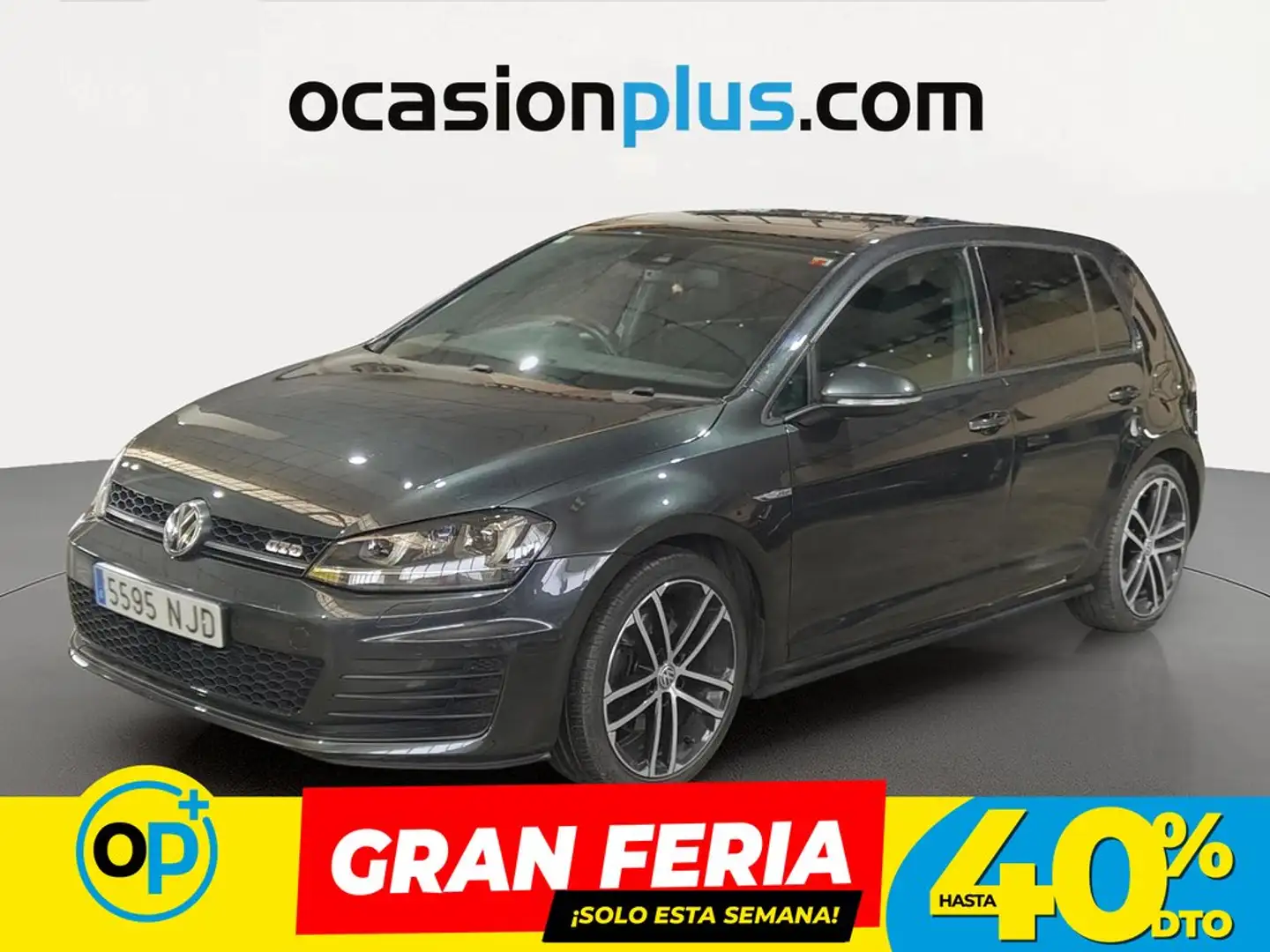 Volkswagen Golf 2.0TDI CR BMT GTD 184 Gris - 1
