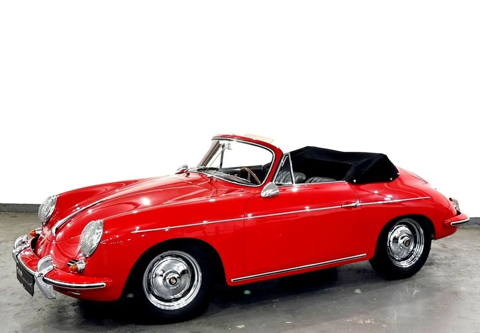 Porsche 356 Original Porsche 356 B 1600 Super 90 Cabrio Rot - 1