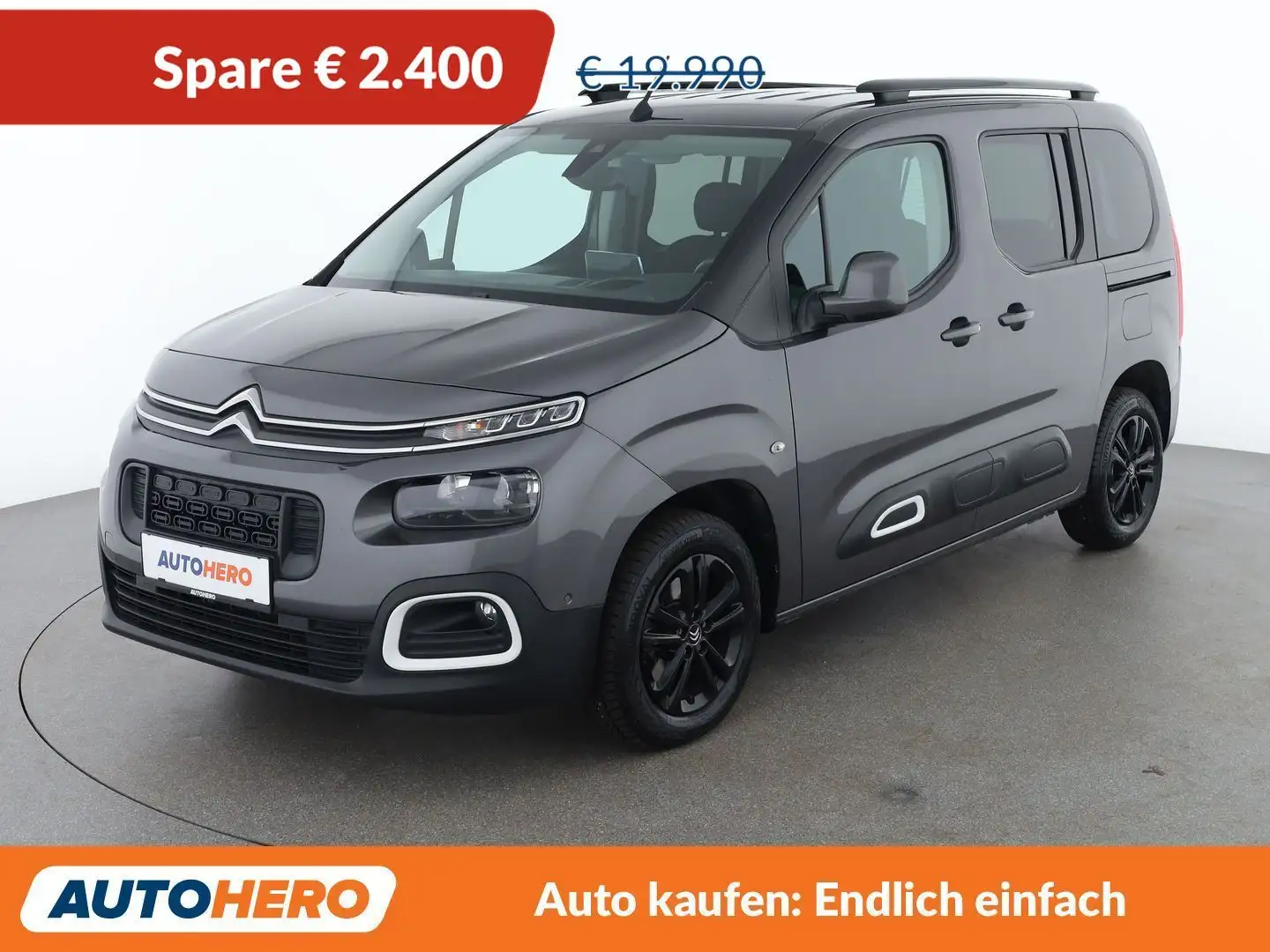 Citroen Berlingo 1.5 Blue-HDi Shine M Grau - 1