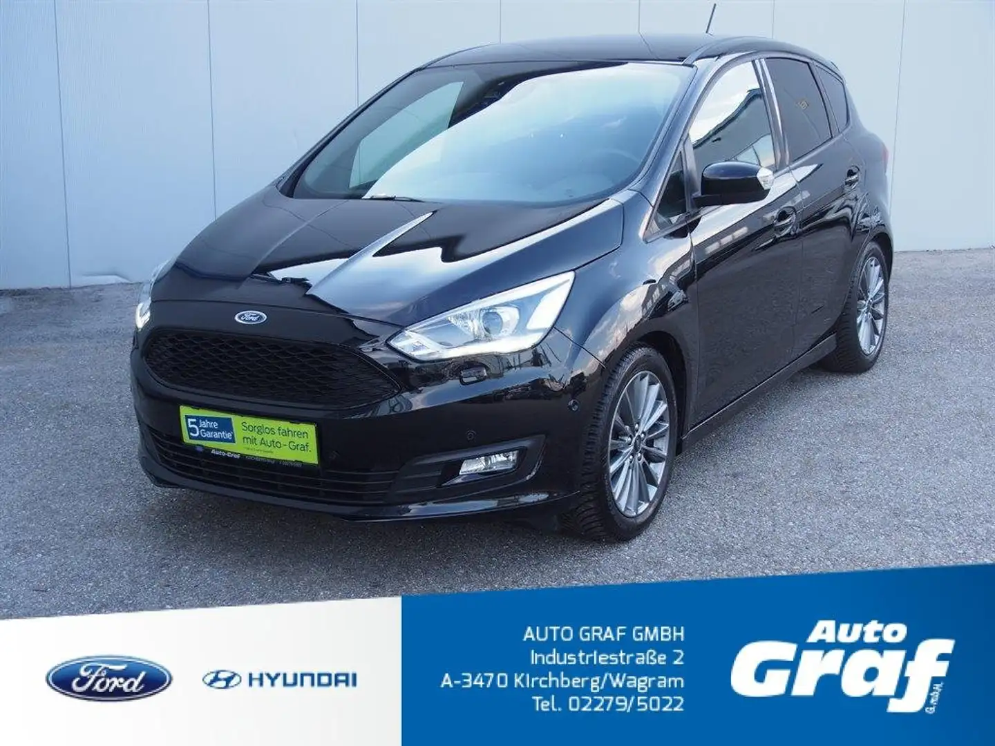 Ford C-Max Sport 1,0 EcoBoost S/S Schwarz - 1