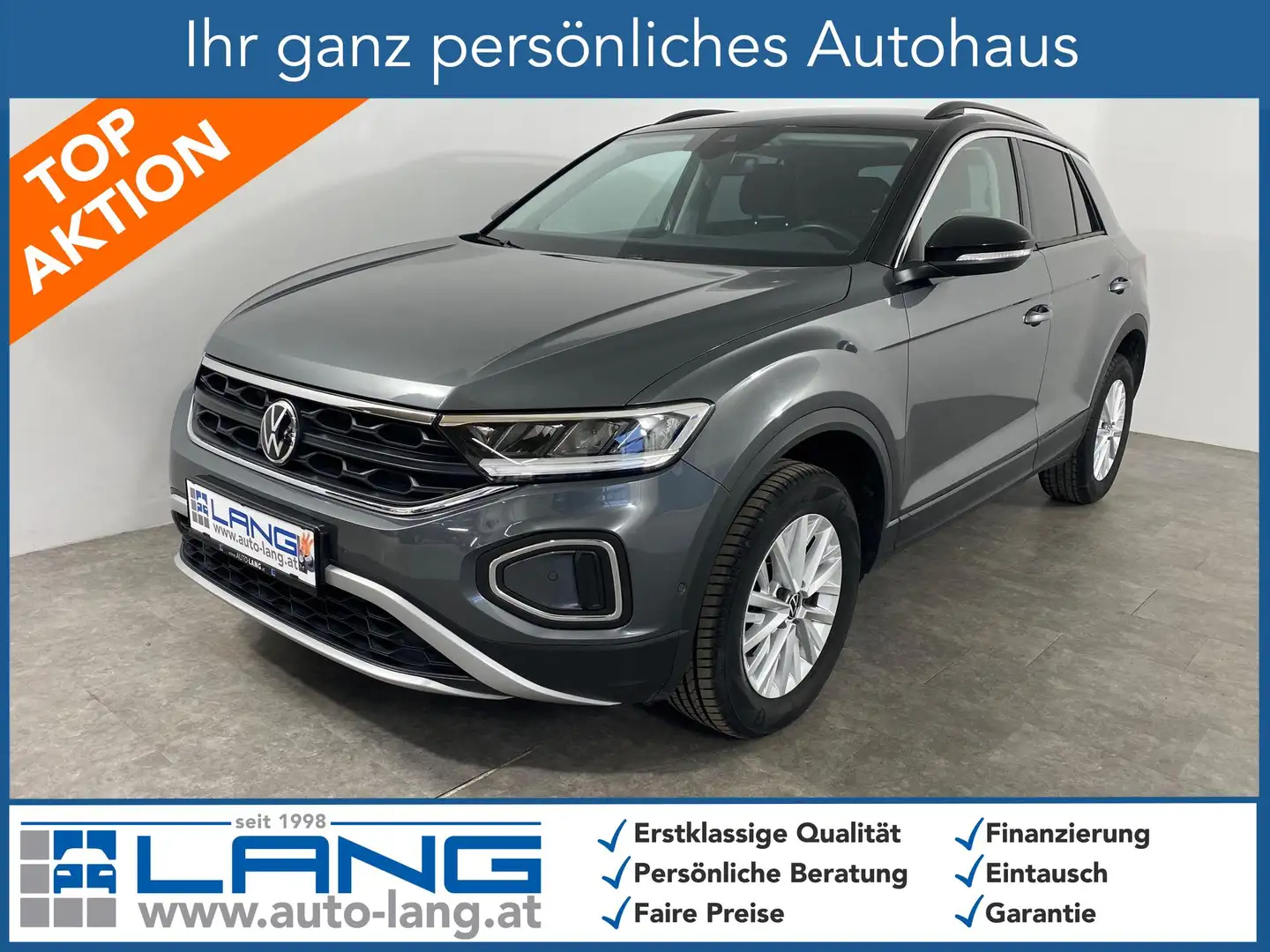 Volkswagen T-Roc 2.0 TDI DSG Life LED*NAVI*ACC 110 kW (150 PS), ... Grau - 1