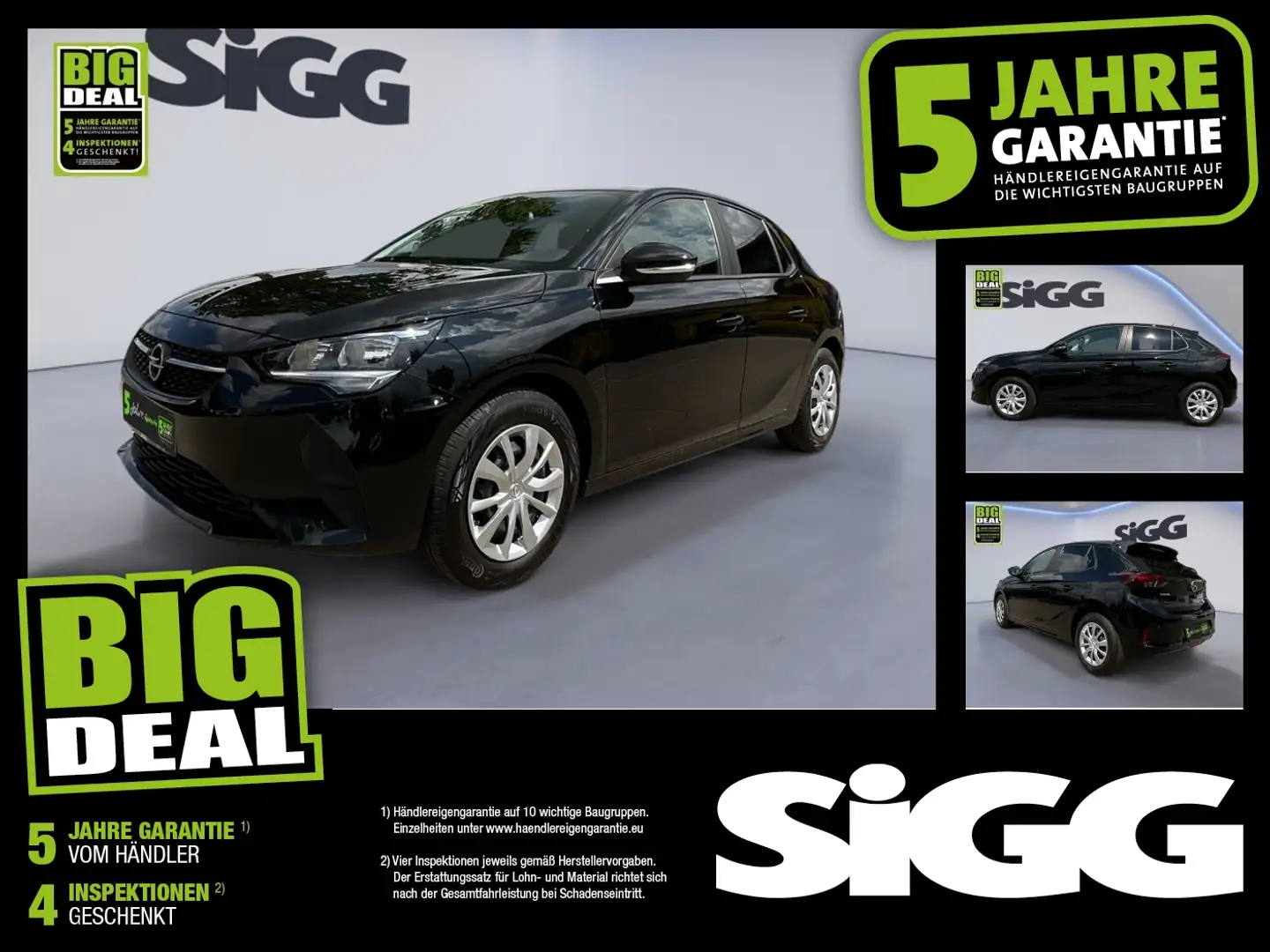 Opel Corsa F 1.2 Edition Navigation Sitzheizung Schwarz - 1