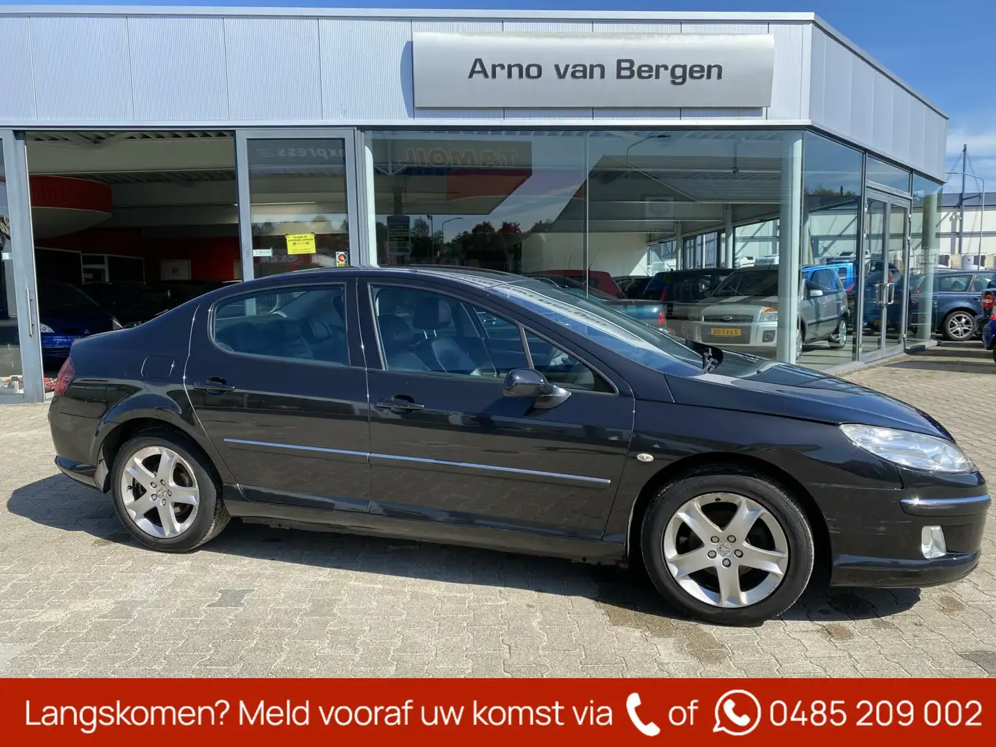 Peugeot 407 2.0-16V XT, clima, cruisecontrol, navi, pdc, trekh Zwart - 1
