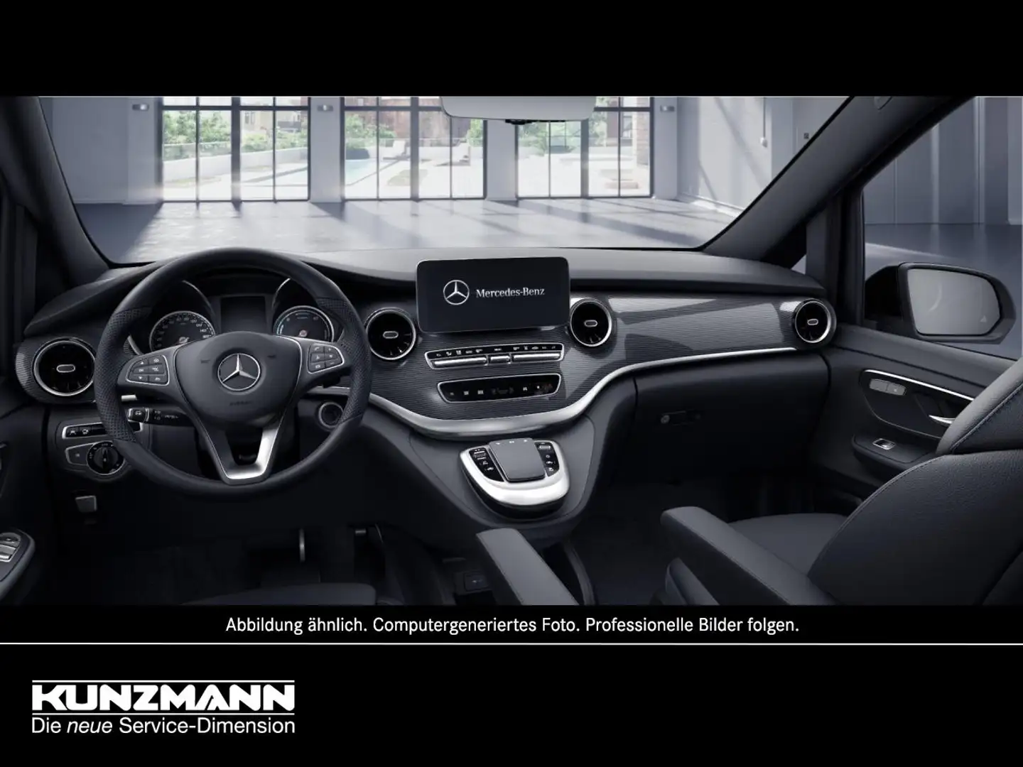 Mercedes-Benz EQV 300 AVANTGARDE Lang Navi+ Distronic 360° Noir - 2