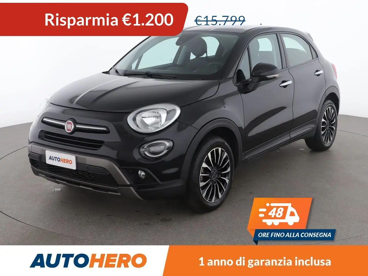 Fiat 500X 1.6 JTDM City Cross Nero - 1