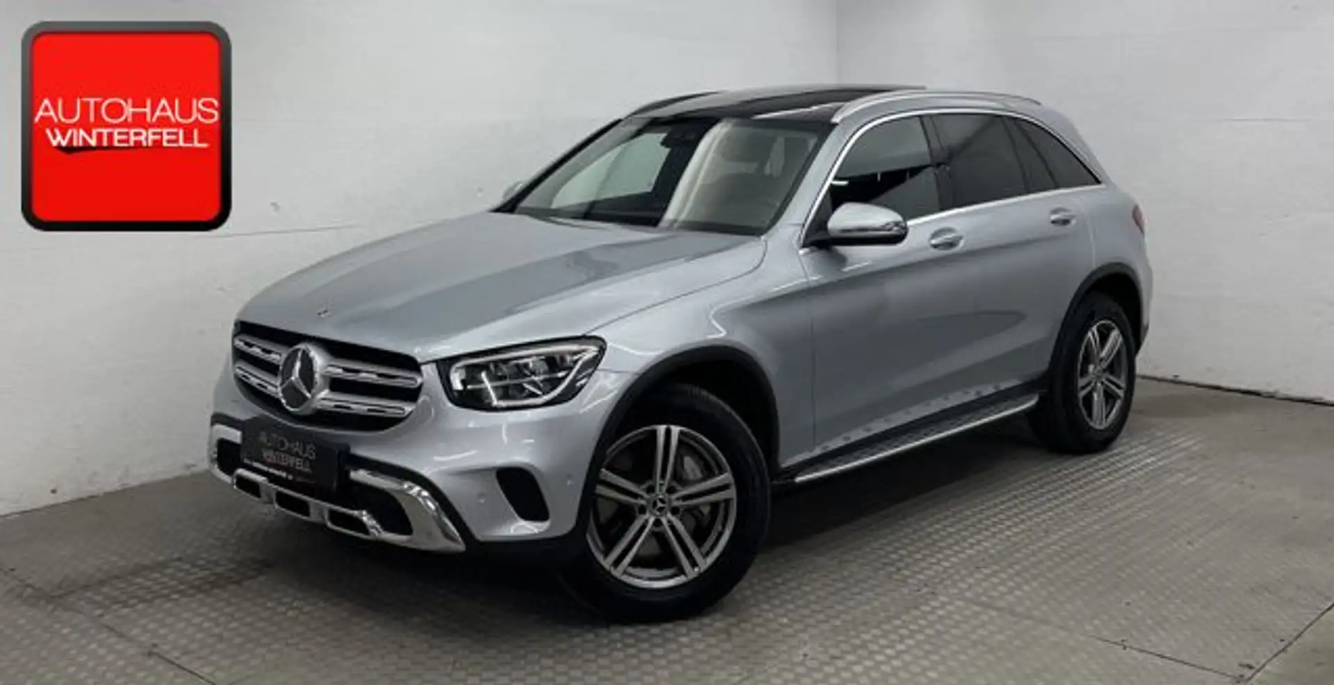 Mercedes-Benz GLC 300 de 4M PANO+DIGITAL+MEMO+BURMESTER+TRITT+ Silber - 1